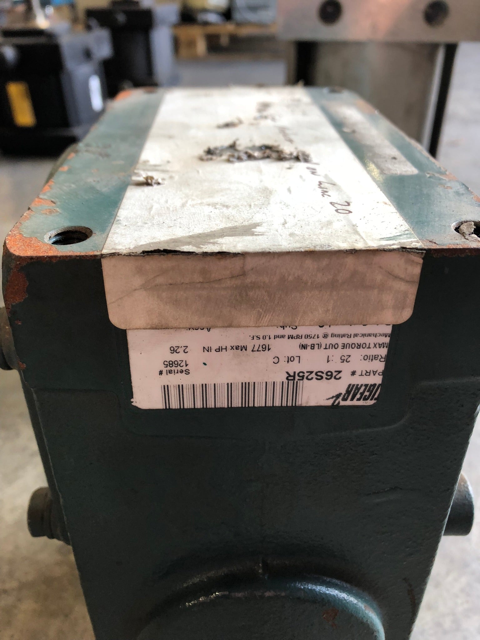 Dodge Tigear 2 26S25R Gear Reducer 25:1 Ratio