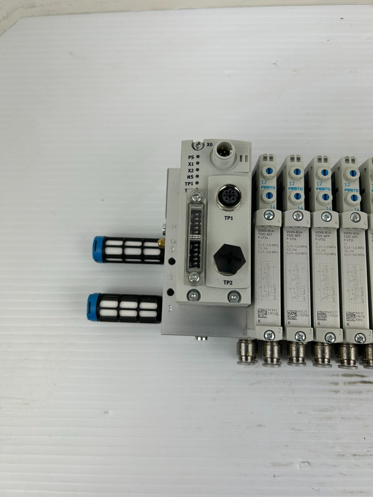 Festo VTUG-14-VRPT-S8-B1T-G14-UL-G18S-9K11M Manifold Valve Assembly w/ 20 Valves
