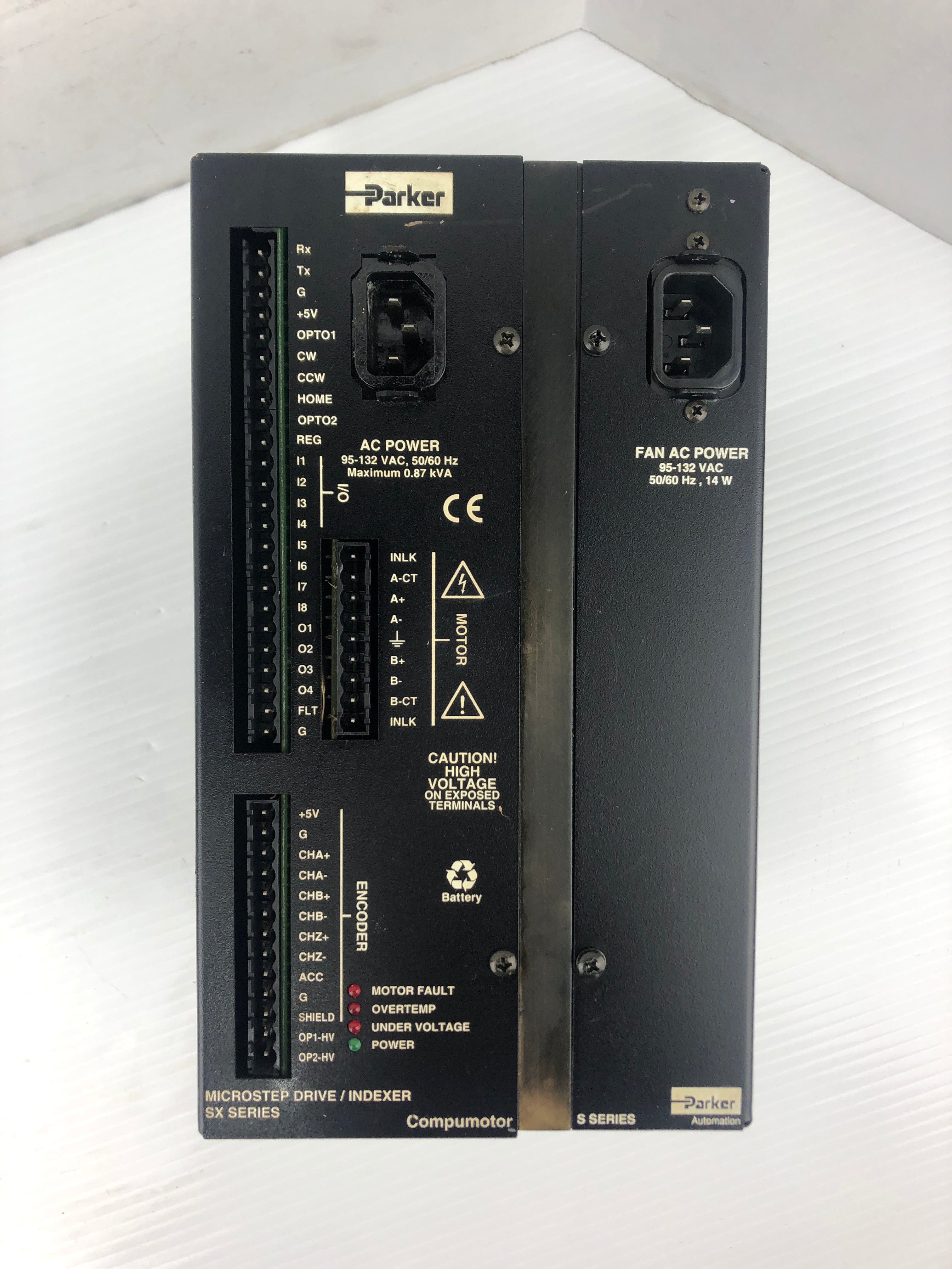 Parker SX6-DRIVE Compumotor Microstep Drive Indexer Power Supply Series SX, S