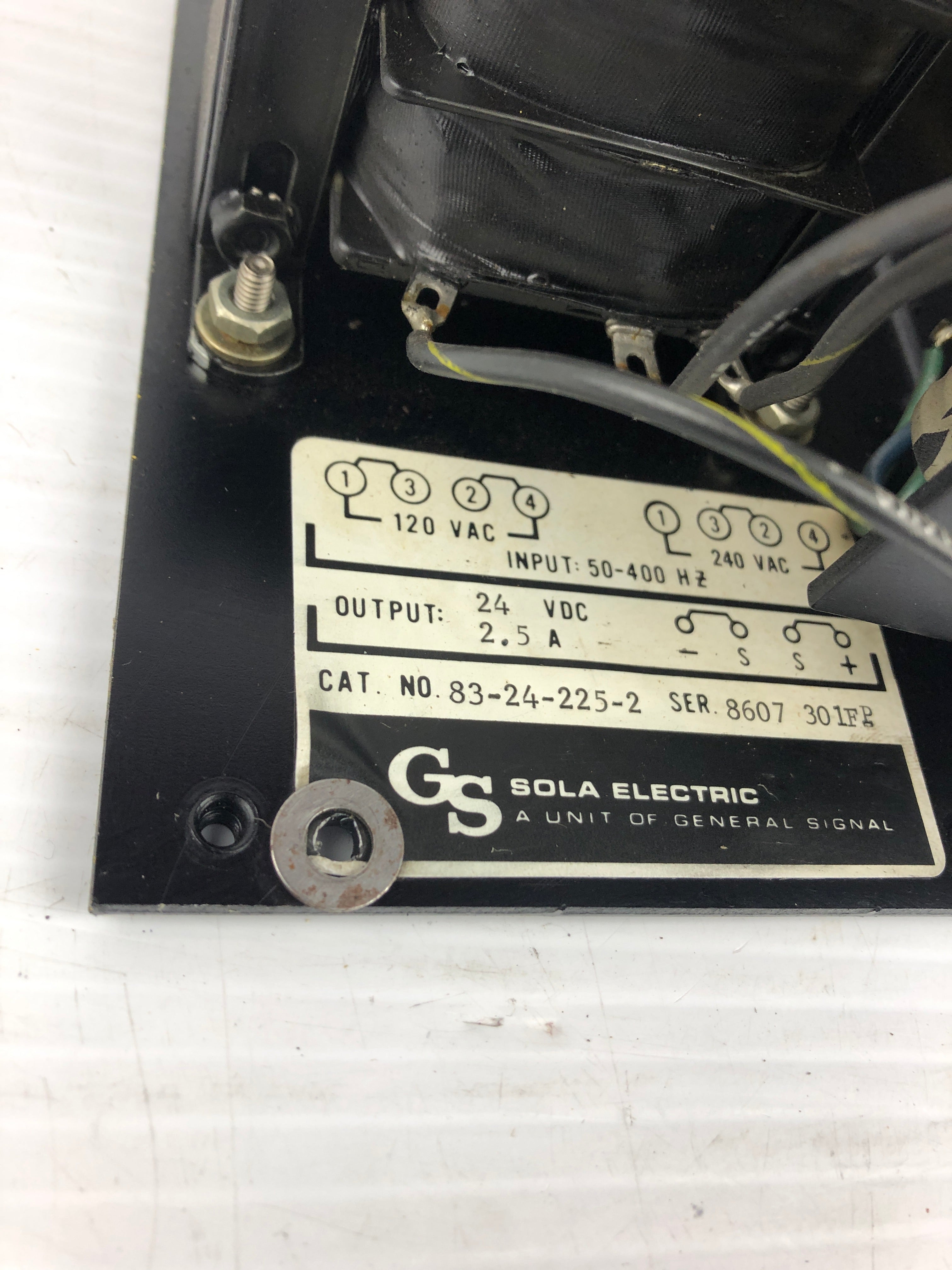 Sola Electric 83-24-225-2 Power Supply