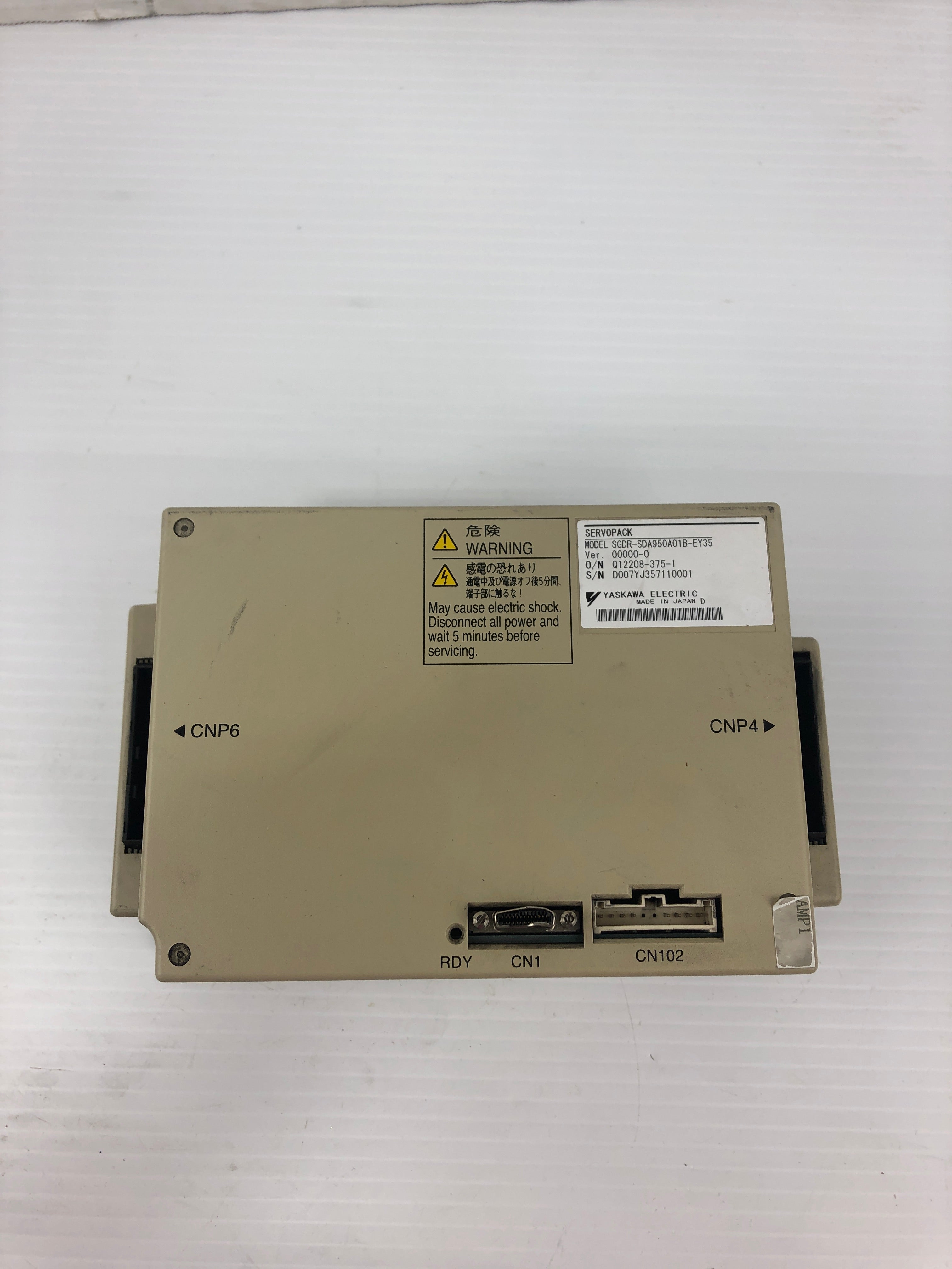 Yaskawa SGDR-SDA950A01B-EY35 Servopack Drive - BROKEN CASE