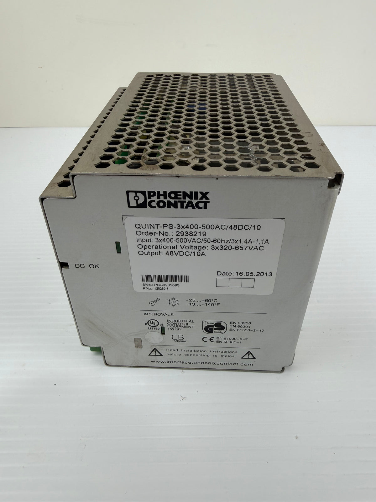 Phoenix Contact QUINT POWER Three-Phase DIN-Rail Power Supply