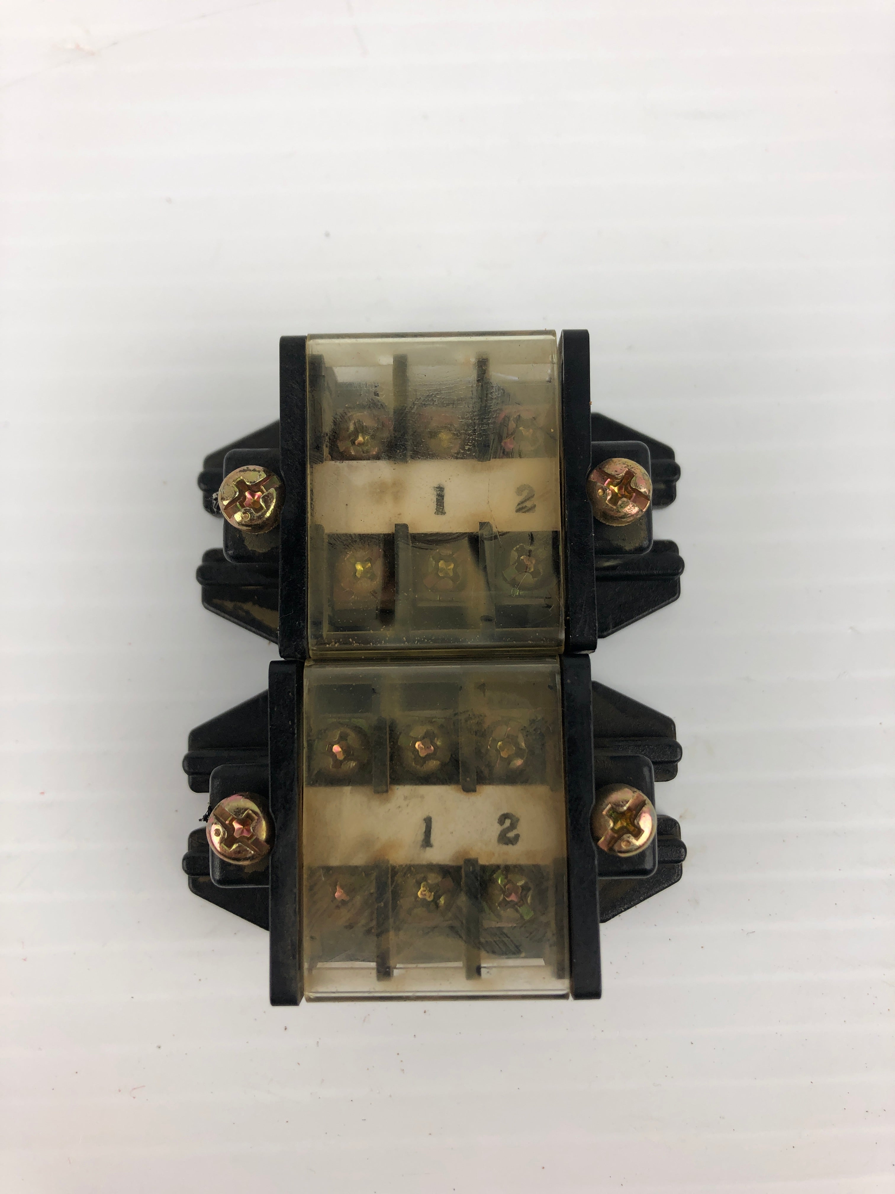 Yoshida Electric KTU15N-3J Terminal Block 600V 15A - Lot of 2