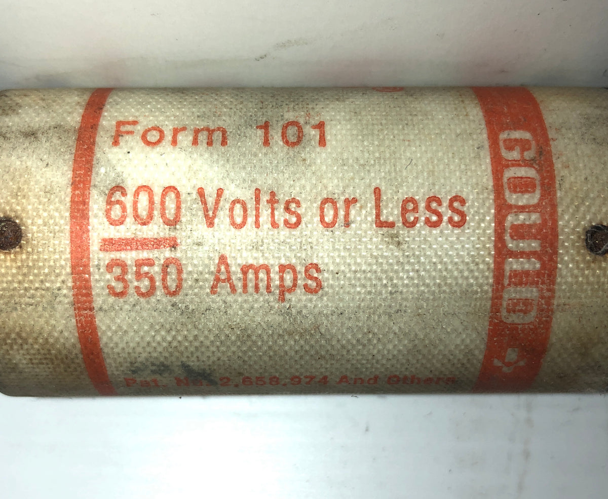 Gould Shawmut A60X350 Amp-Trap Type 4 Fuse - Lot of 6
