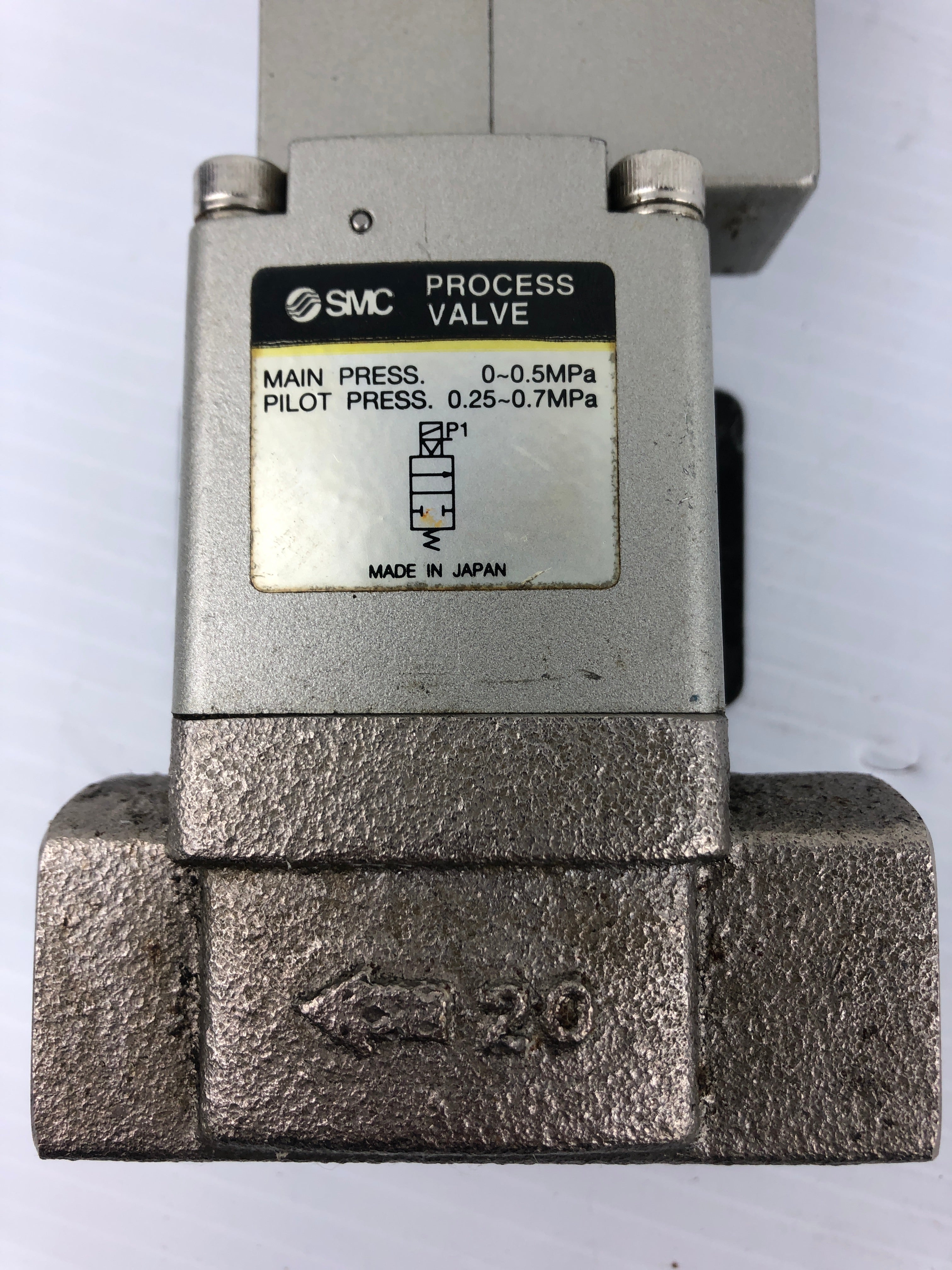 SMC VO307-1DZ Solenoid Valve with Process Valve 100VAC 50/60 Hz