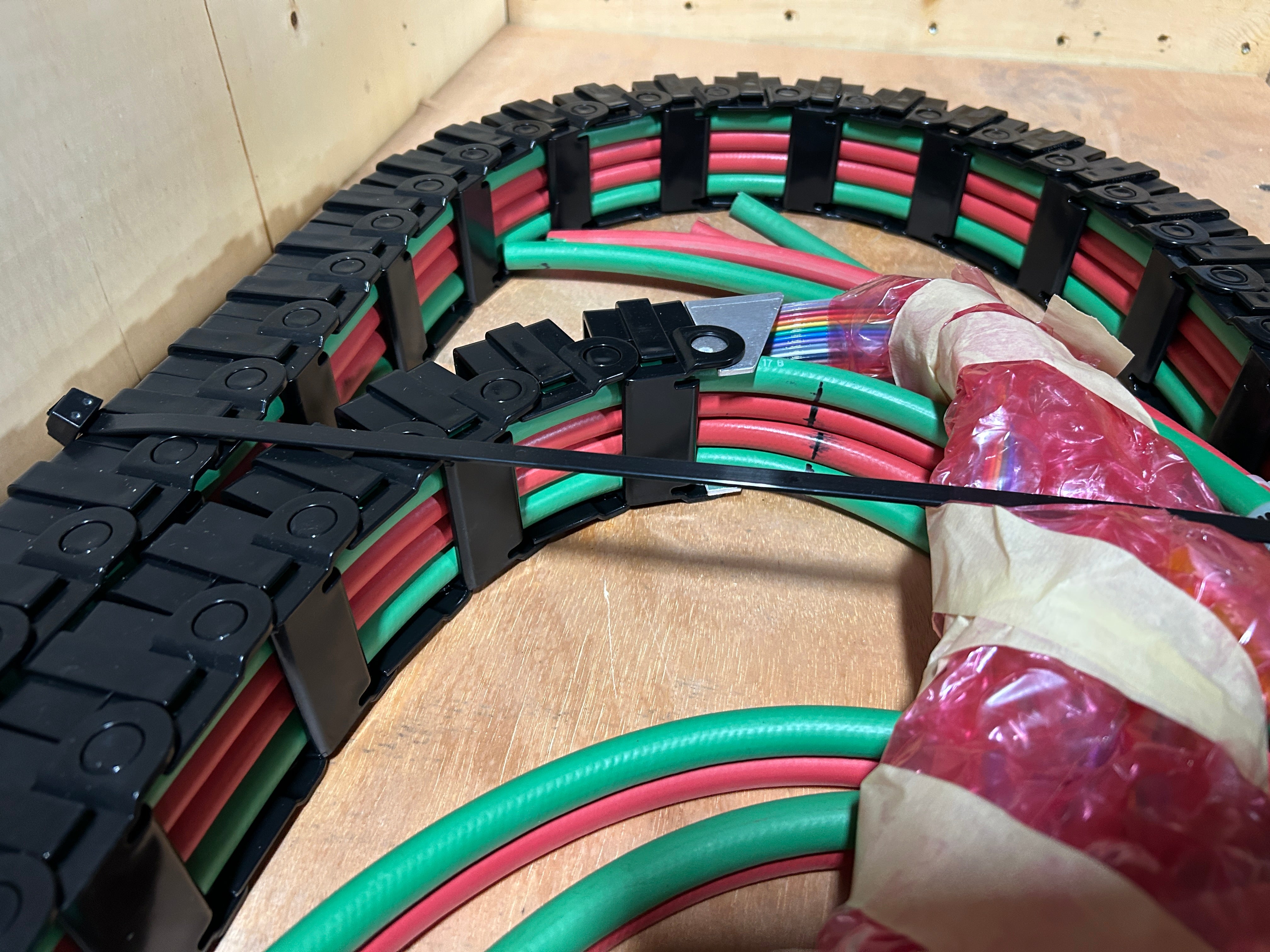 Honeywell Scanner Powertrack Upper & Lower Measurex Power Tracks 2084 Rev D & B