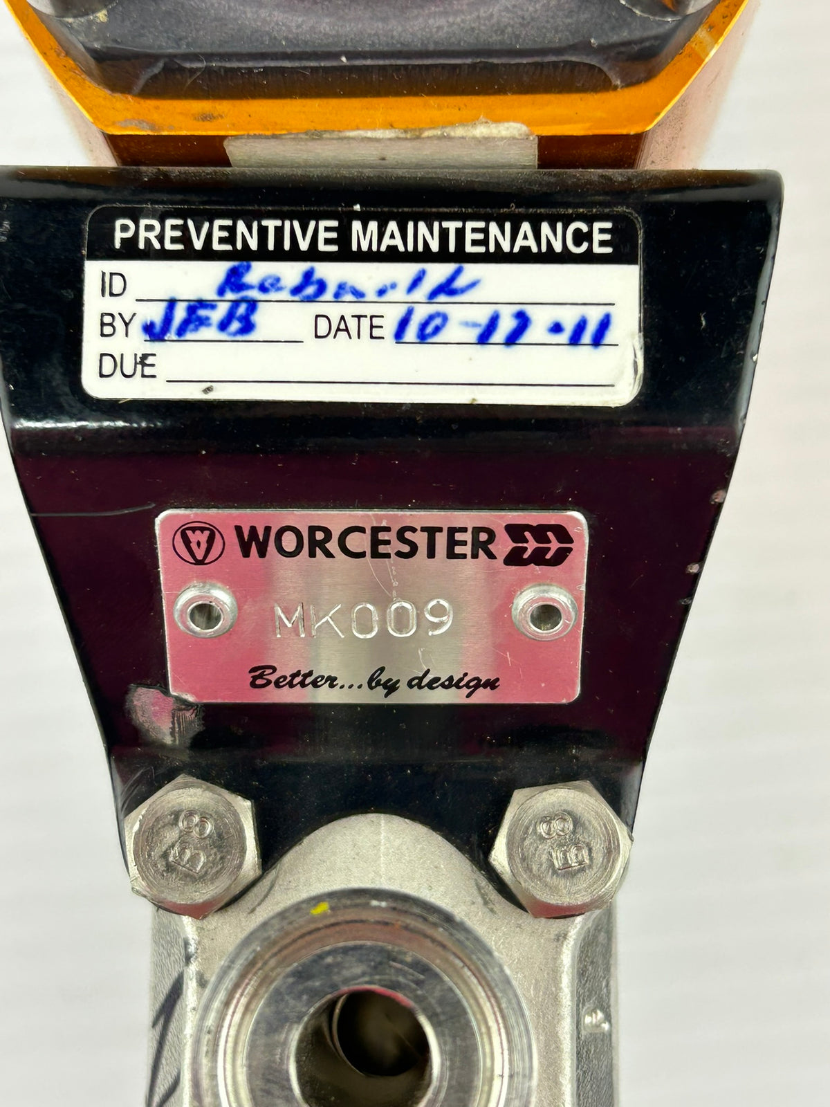Worcester Controls 1039SR Pneumatic Actuator 10 39S R Series 39