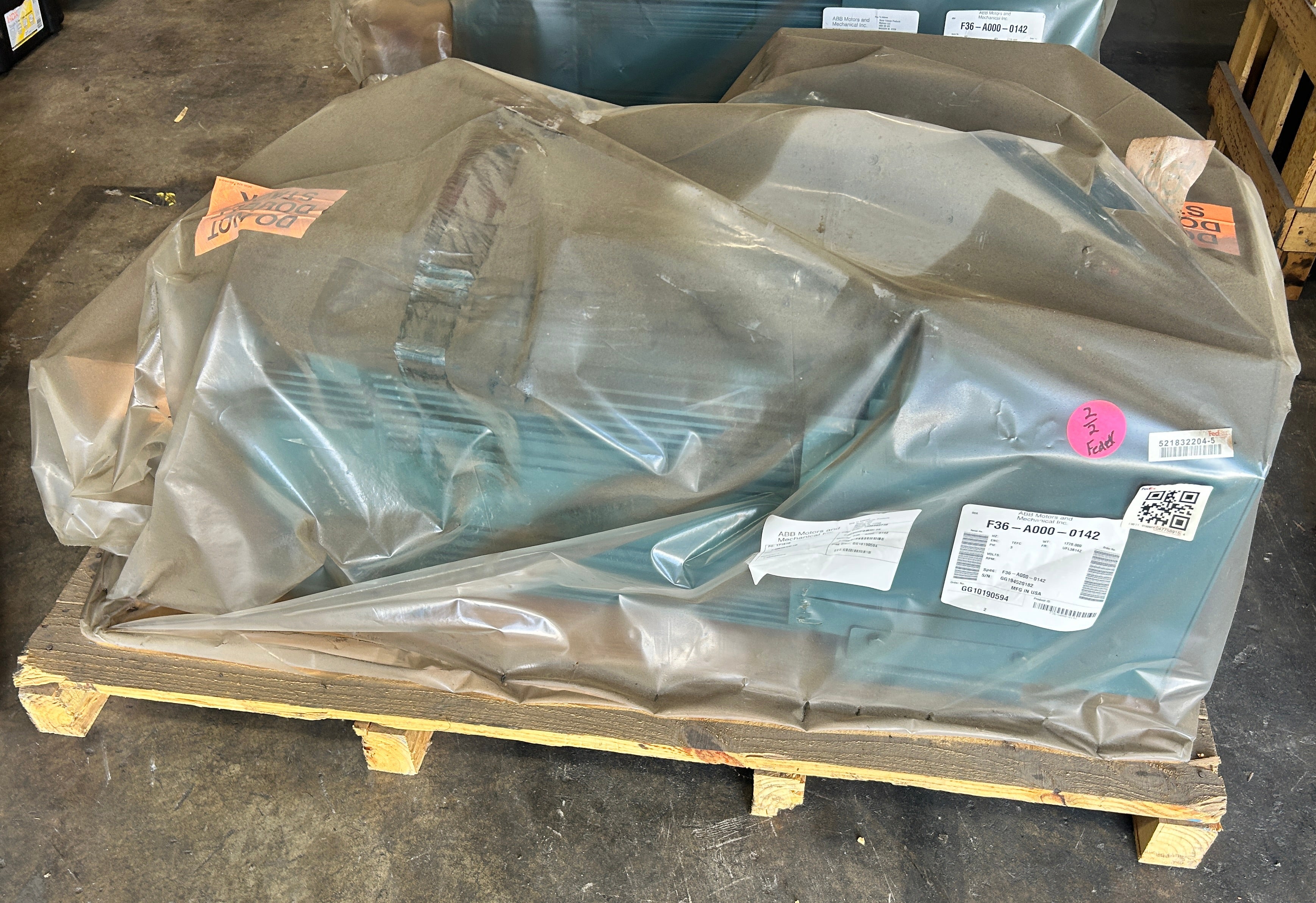 ABB Baldor Reliance 100HP Inverter Duty AC Motor F36-A000-0142 TEFC 460V 3PH RPM