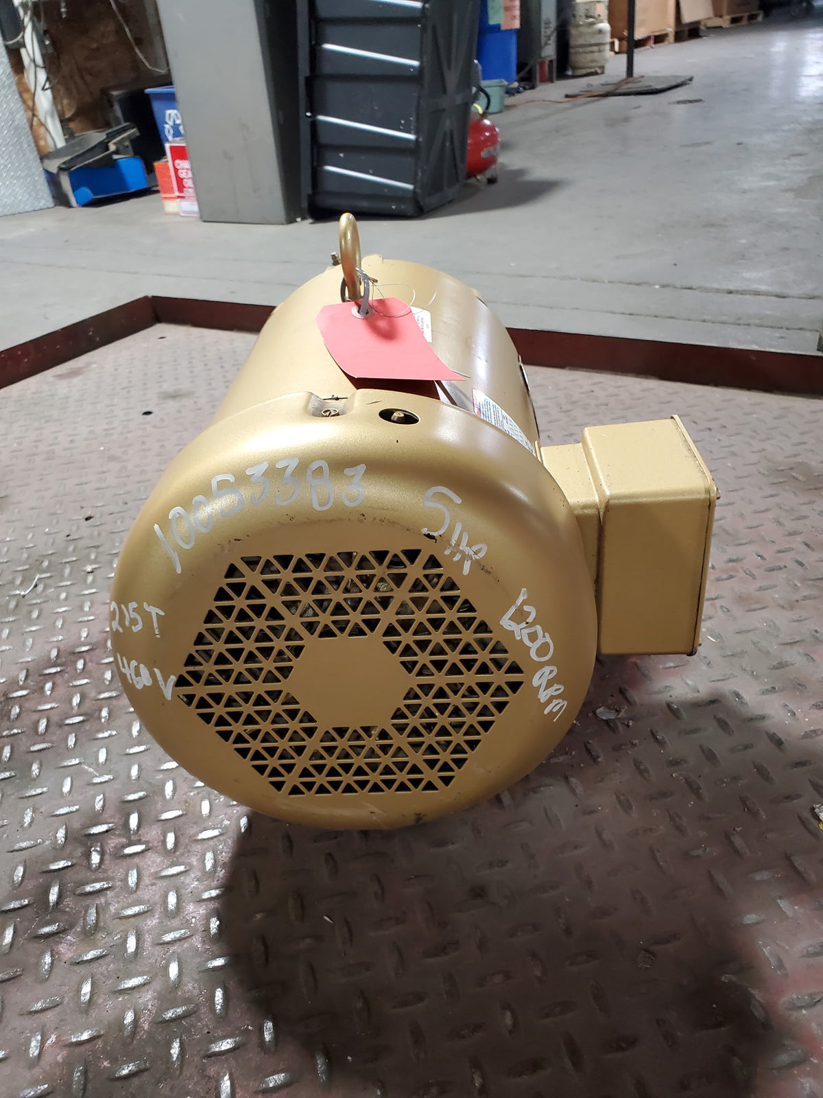 Baldor Reliance EM3708T Super-E Motor 5HP 1160RPM 215T 3PH 208-230/460V