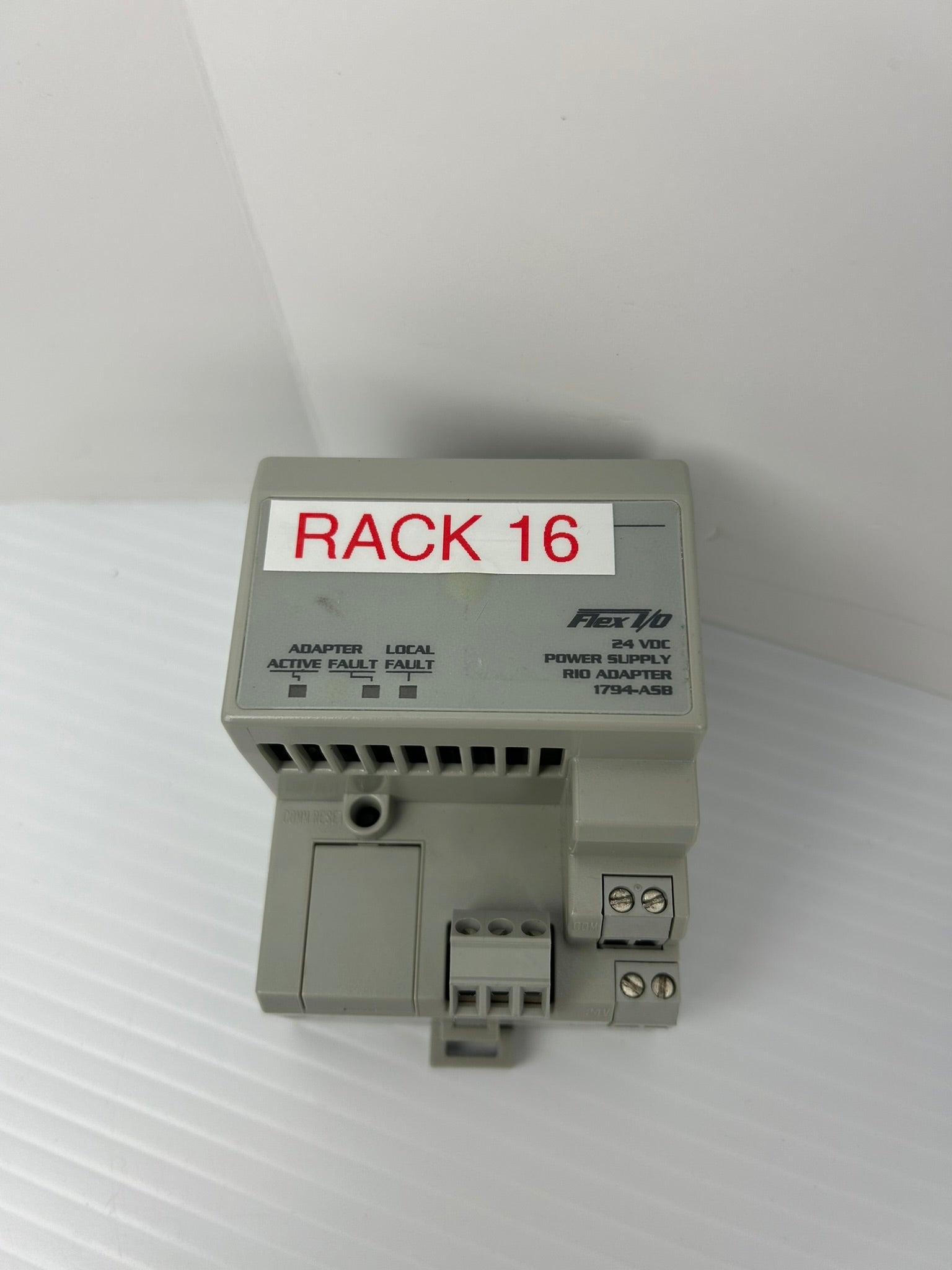 Allen-Bradley 1794-ASB Flex I/O Power Supply RIO Adapter Ser C Rev C01 F/W Rev D