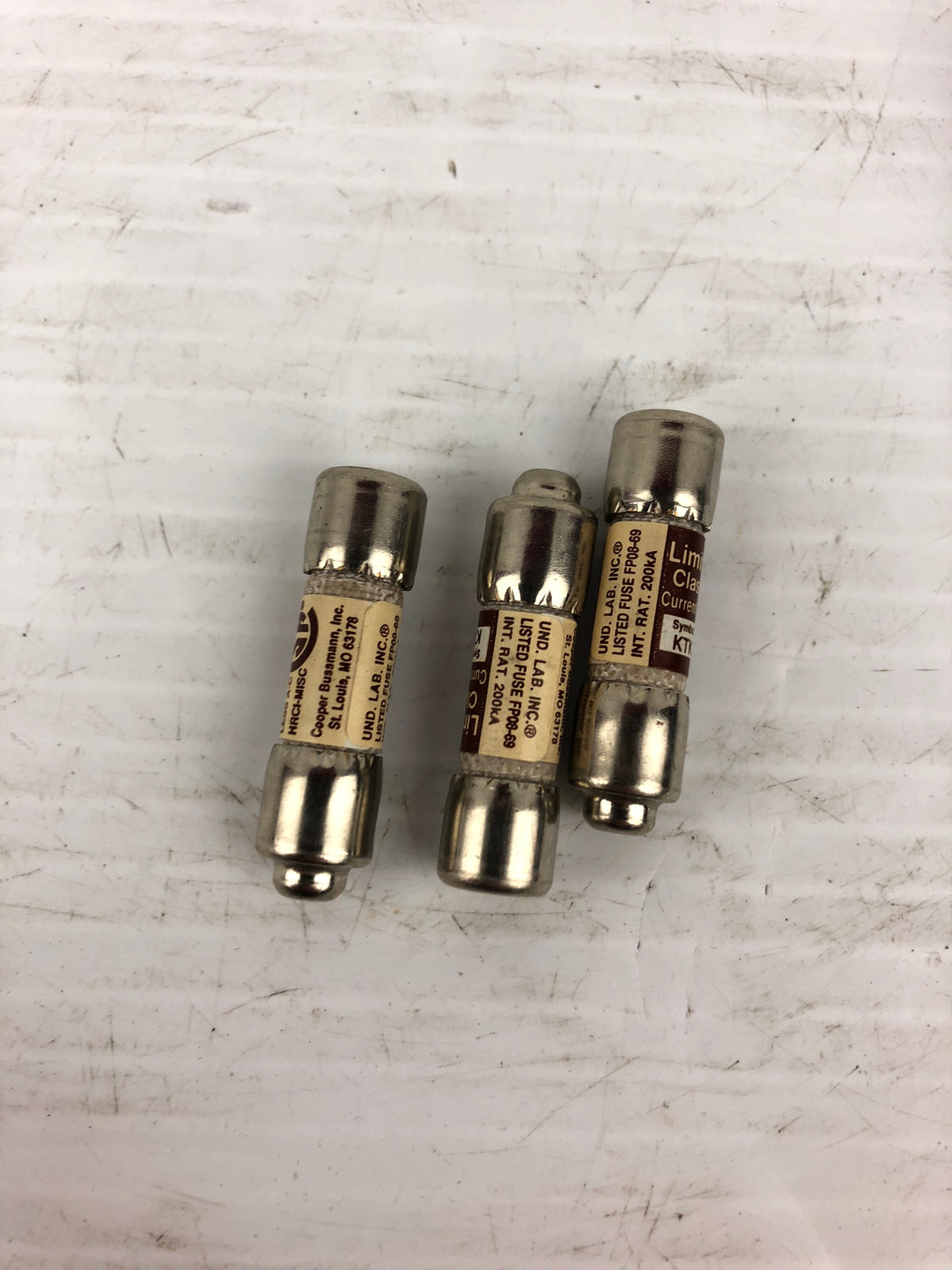 Bussmann KTK-R-3 Limitron Class CC Fuse - Lot of 3