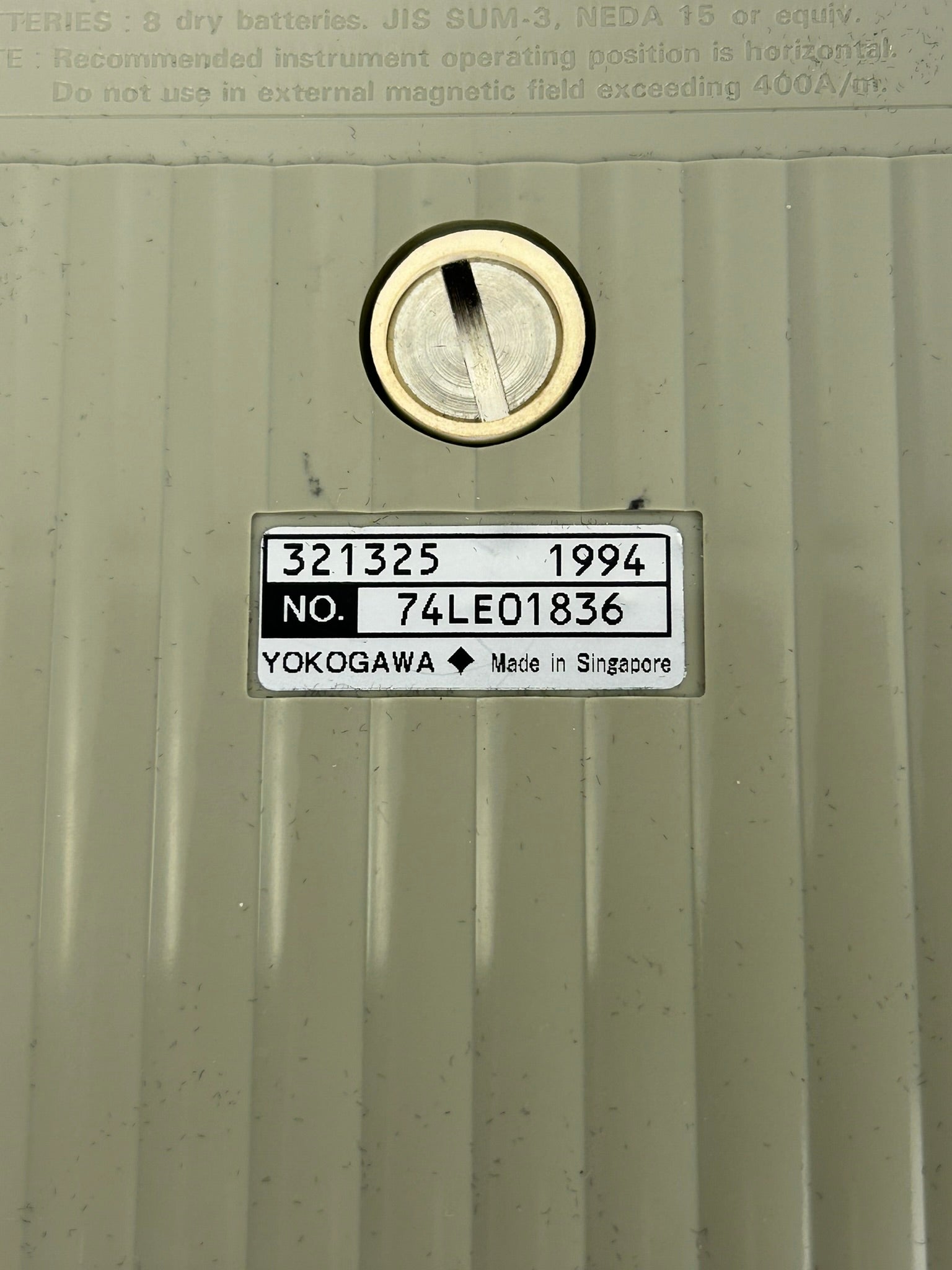 Yokogawa 321325 Analog Insulation Resistance Meter 1000V/2000MΩ