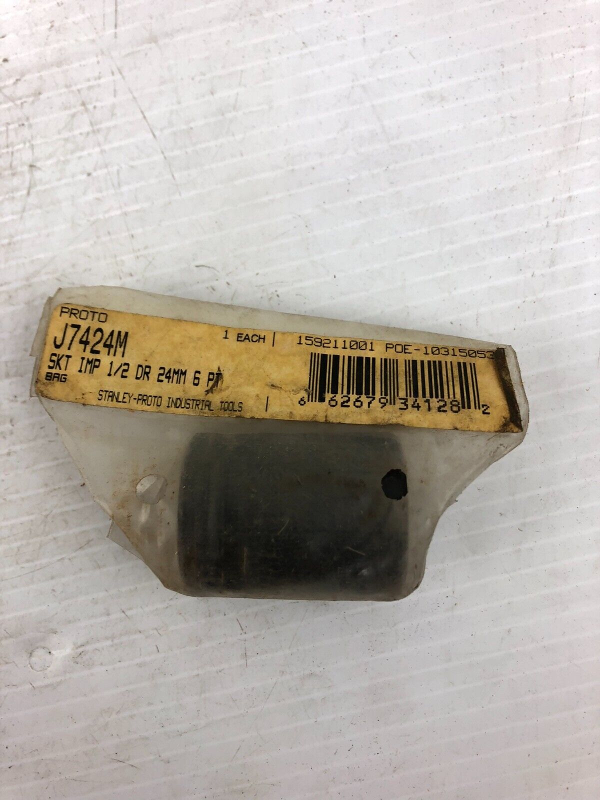 Stanley J7424M Impact Socket 1/2" DR 24MM 6PT