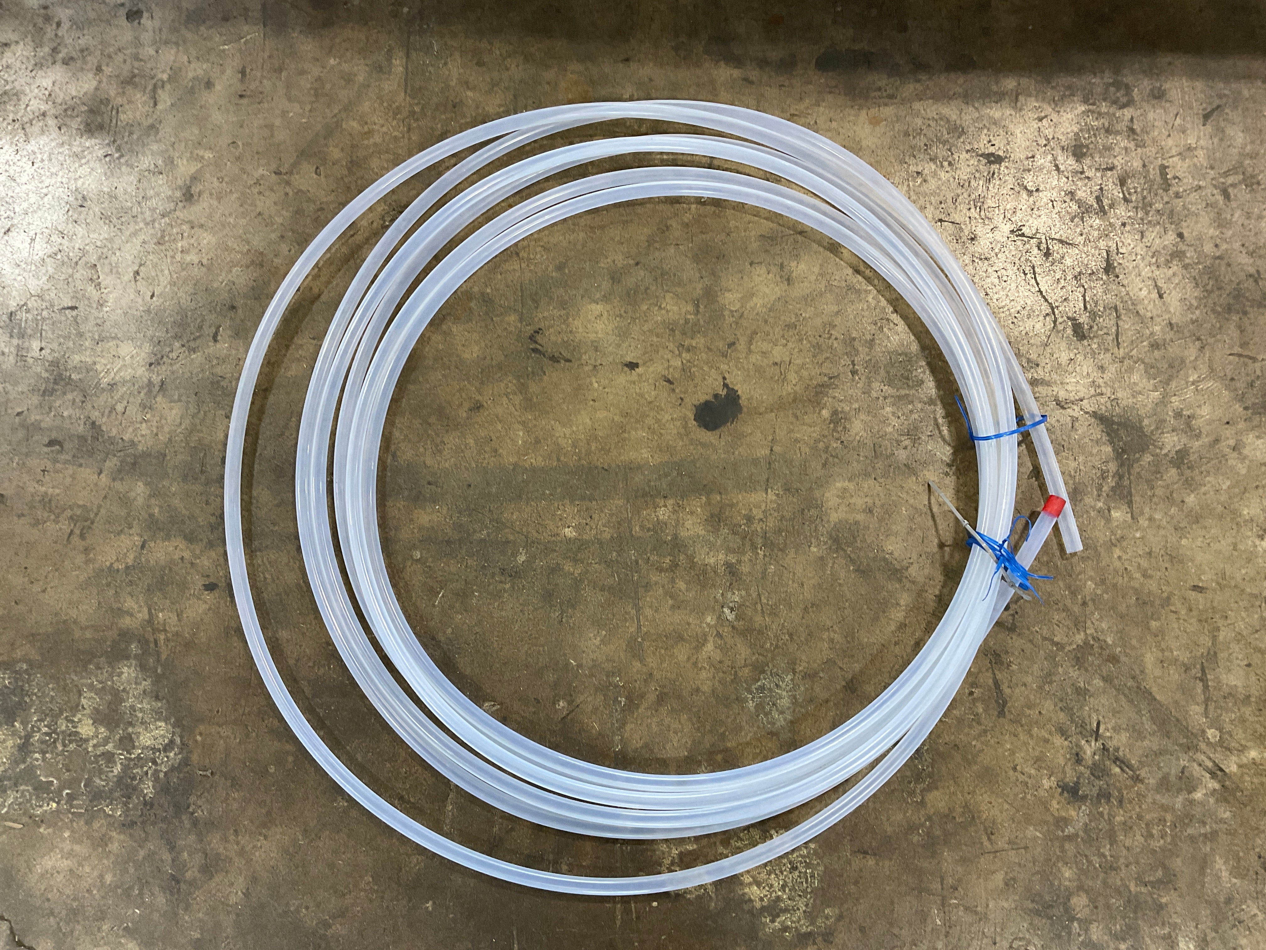 PVC Vinyl Tubing Lightweight Grade Plastic Tube 1/2”