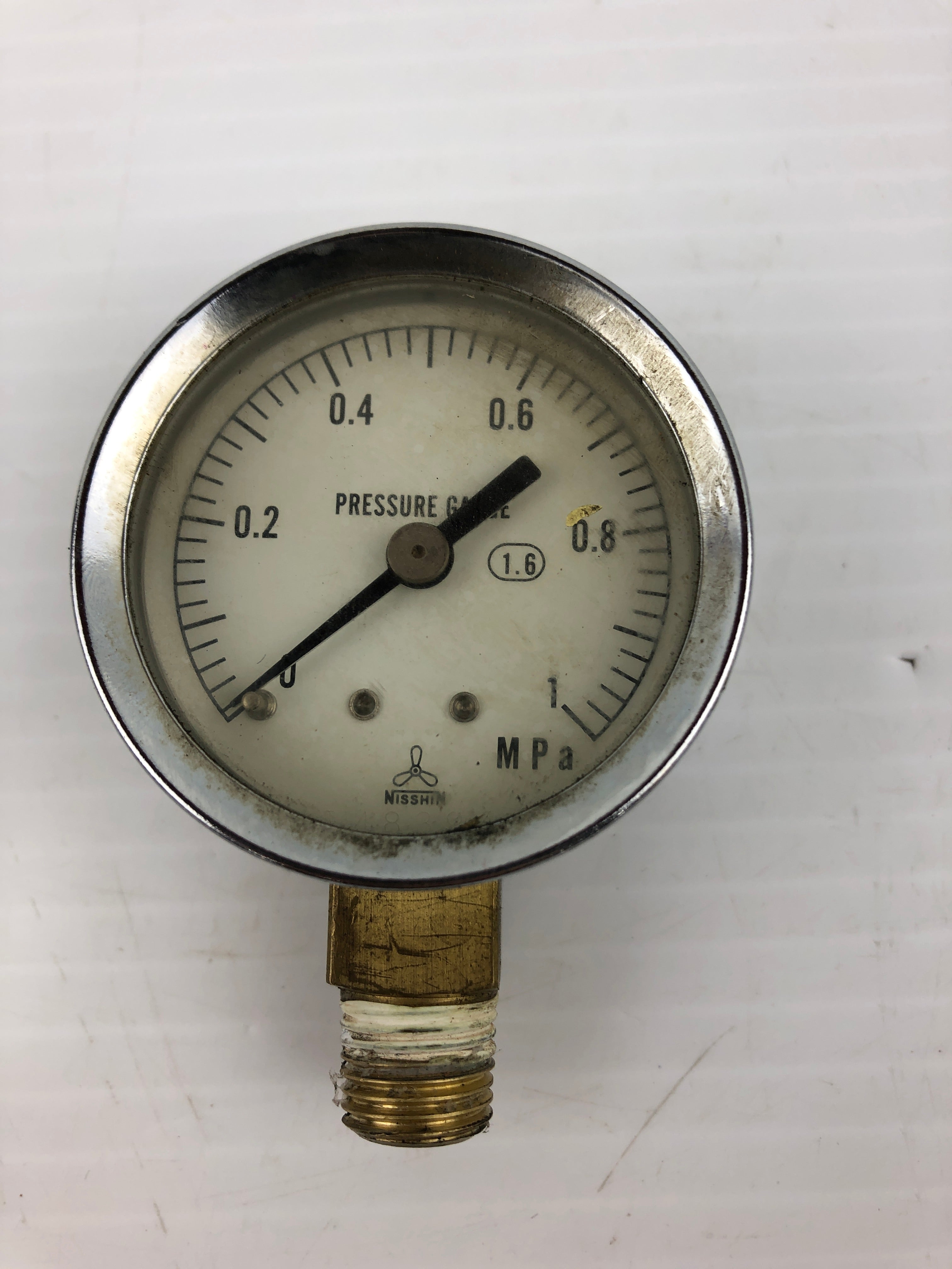 Nisshin Pressure Gauge 0-1MPa