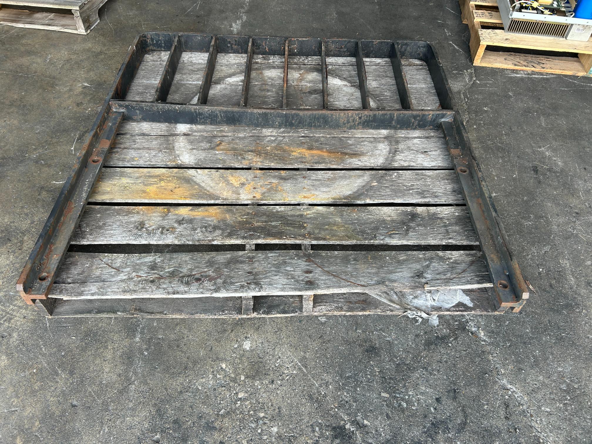 Forklift Load Rest 45-3/4” W x 46-1/8” H Black Metal