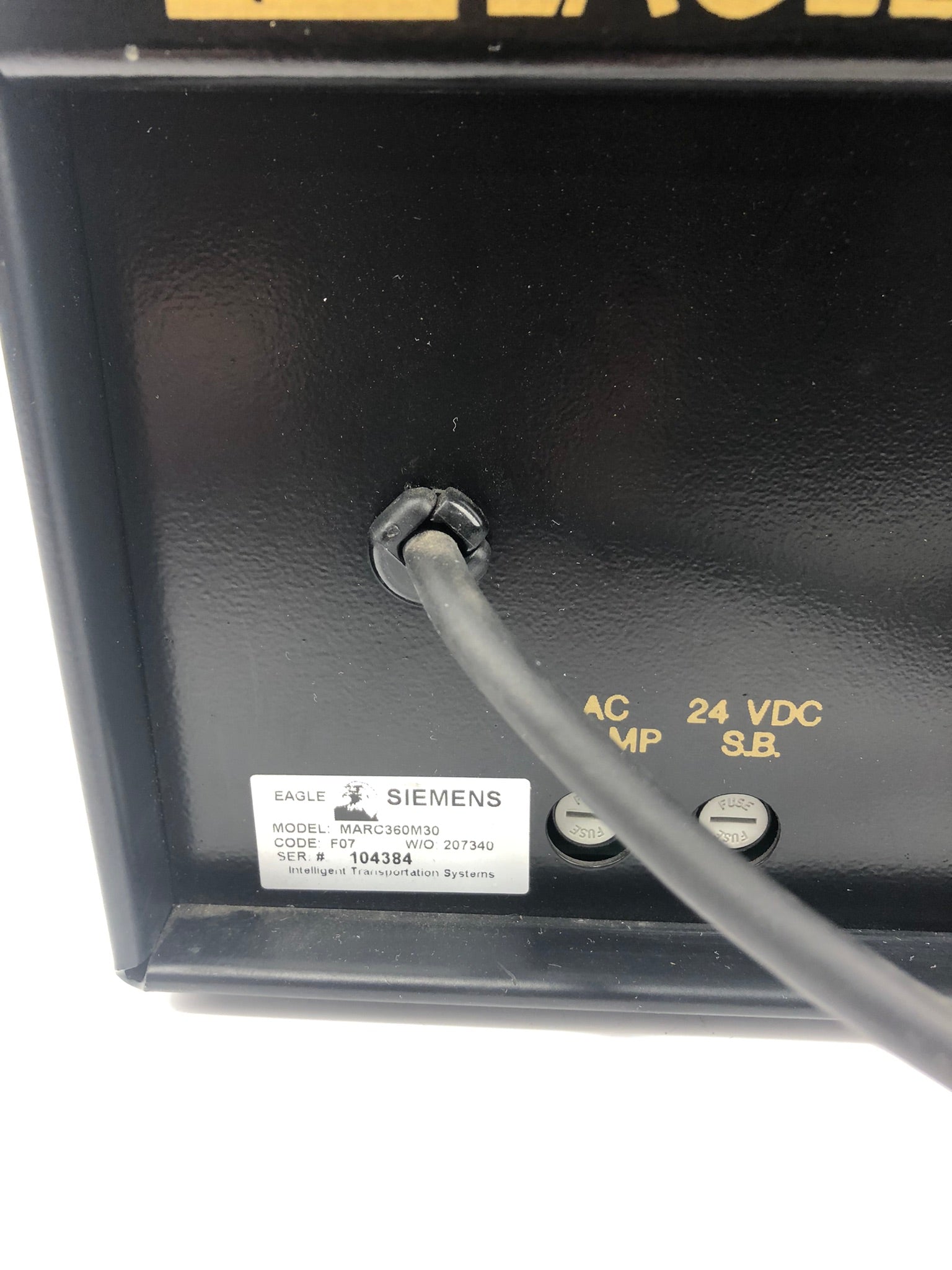 *** Eagle MARC360M30 Traffic Control System MARC300 with Cord 24VDC 2A