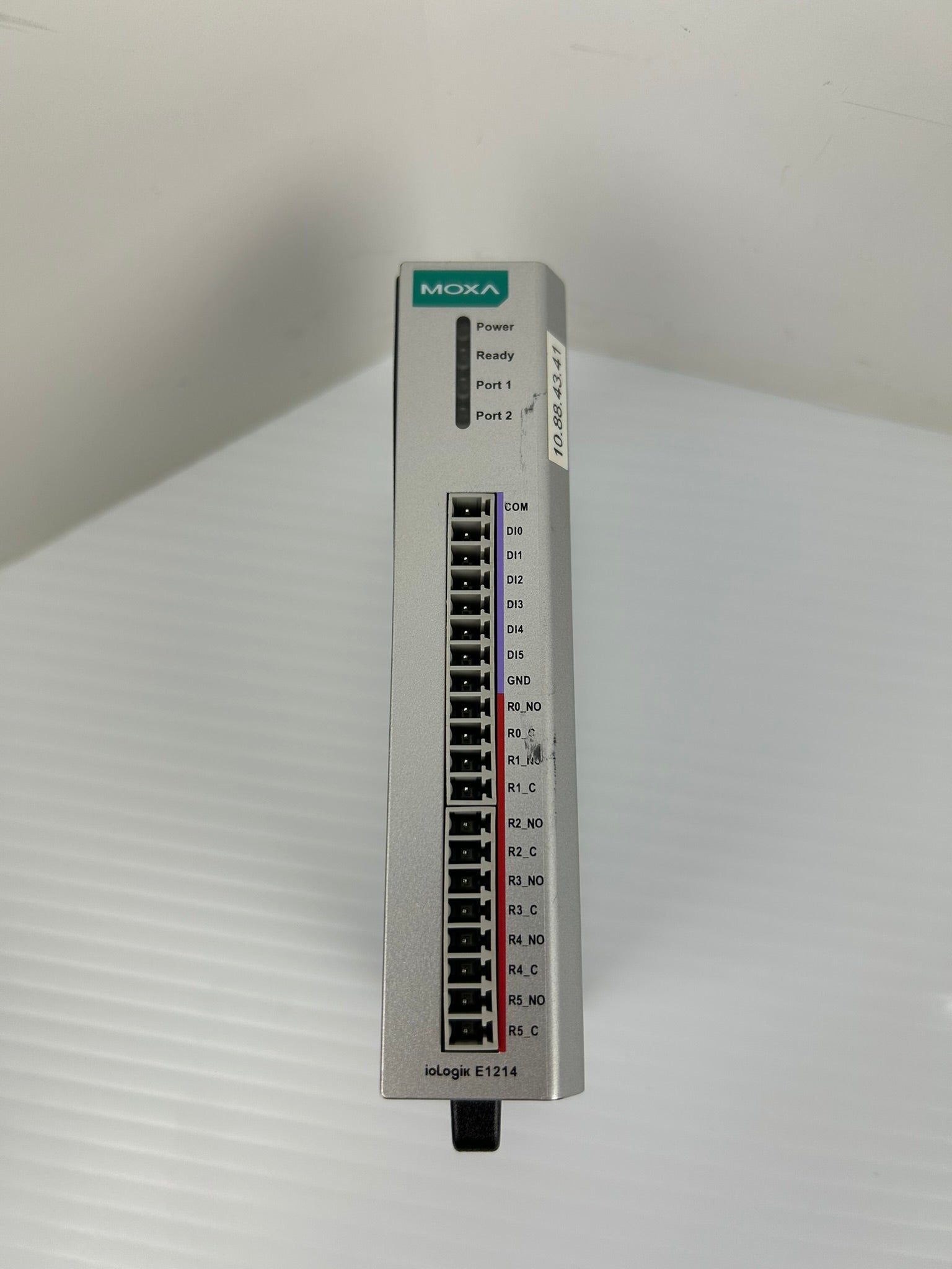 Moxa ioLogik E1214 Remote Ethernet Switch Rev 1.2.3 12-36VDC 400mA