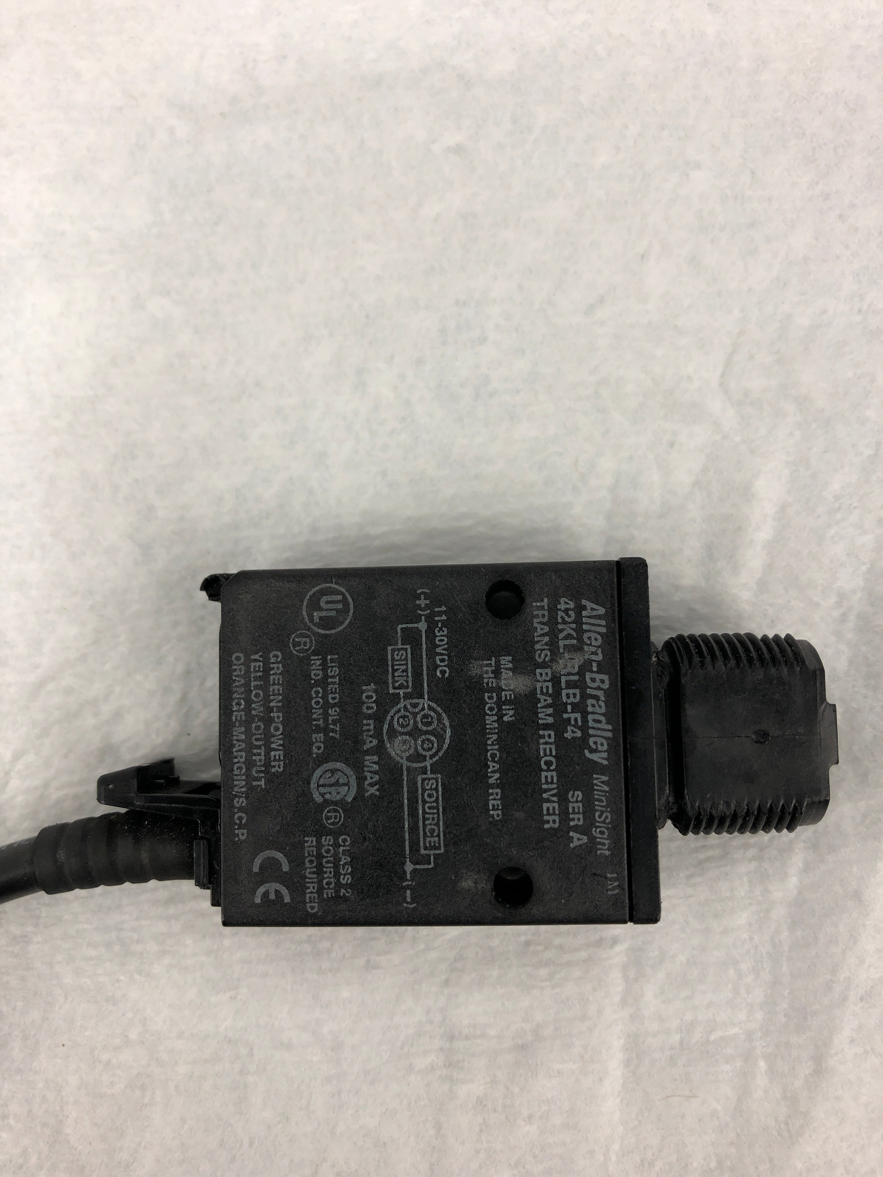 Allen Bradley 42KL-RLB-F4 Transmitted Beam Receiver Sensor Series A
