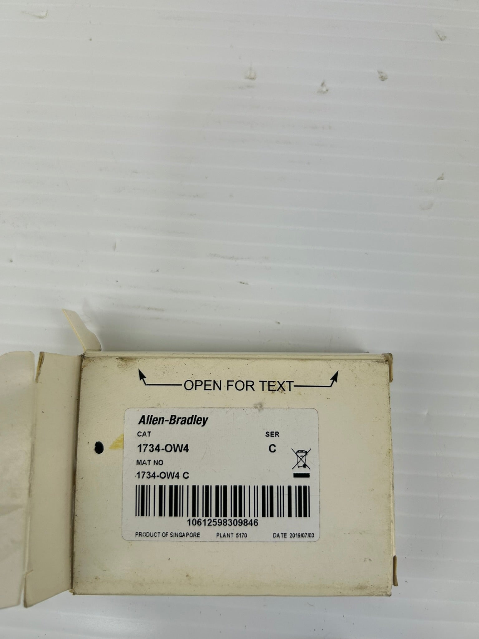 Allen-Bradley 1734-OW4 Relay Output Module Ser C POINT I/O 4-Point