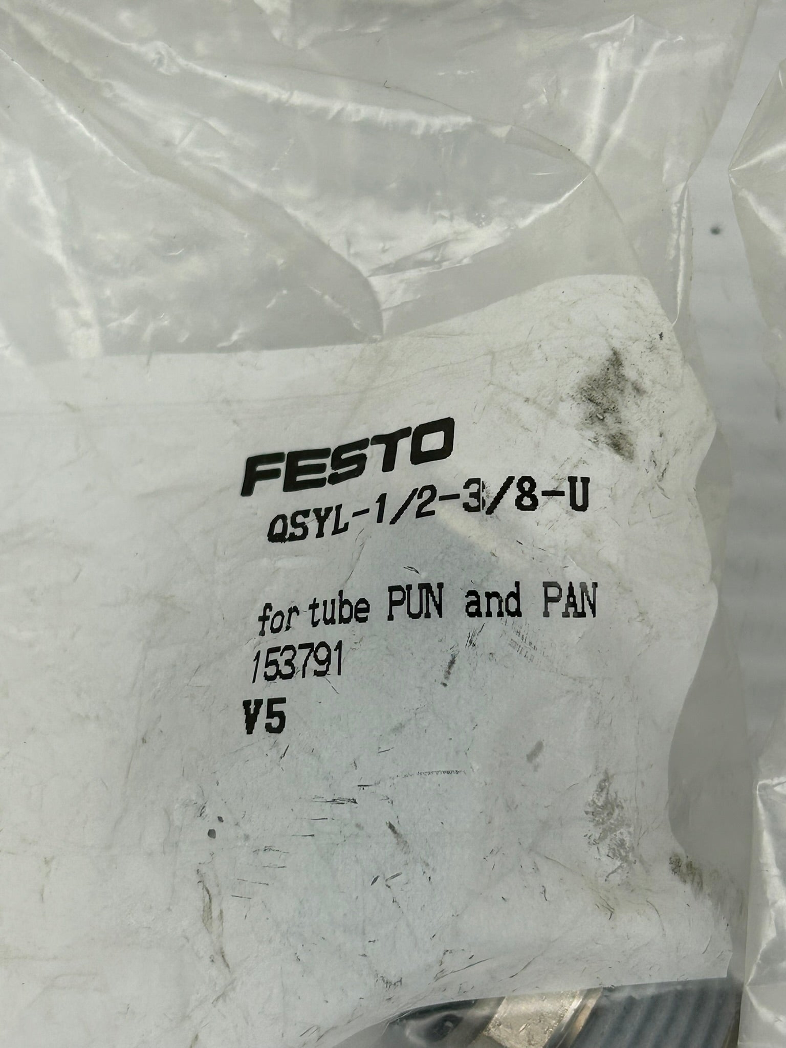 Festo QSYL-1/2-3/8-U Fitting - Lot of 9