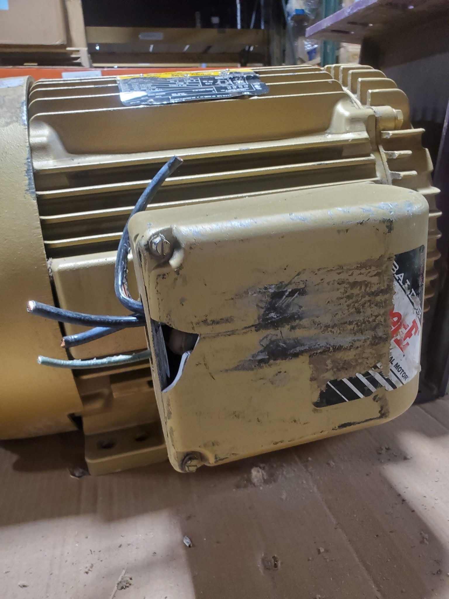 Baldor Reliance EM4115T Electric Motor 50HP 1775 RPM 208-230/460V 326T TEFC 3PH