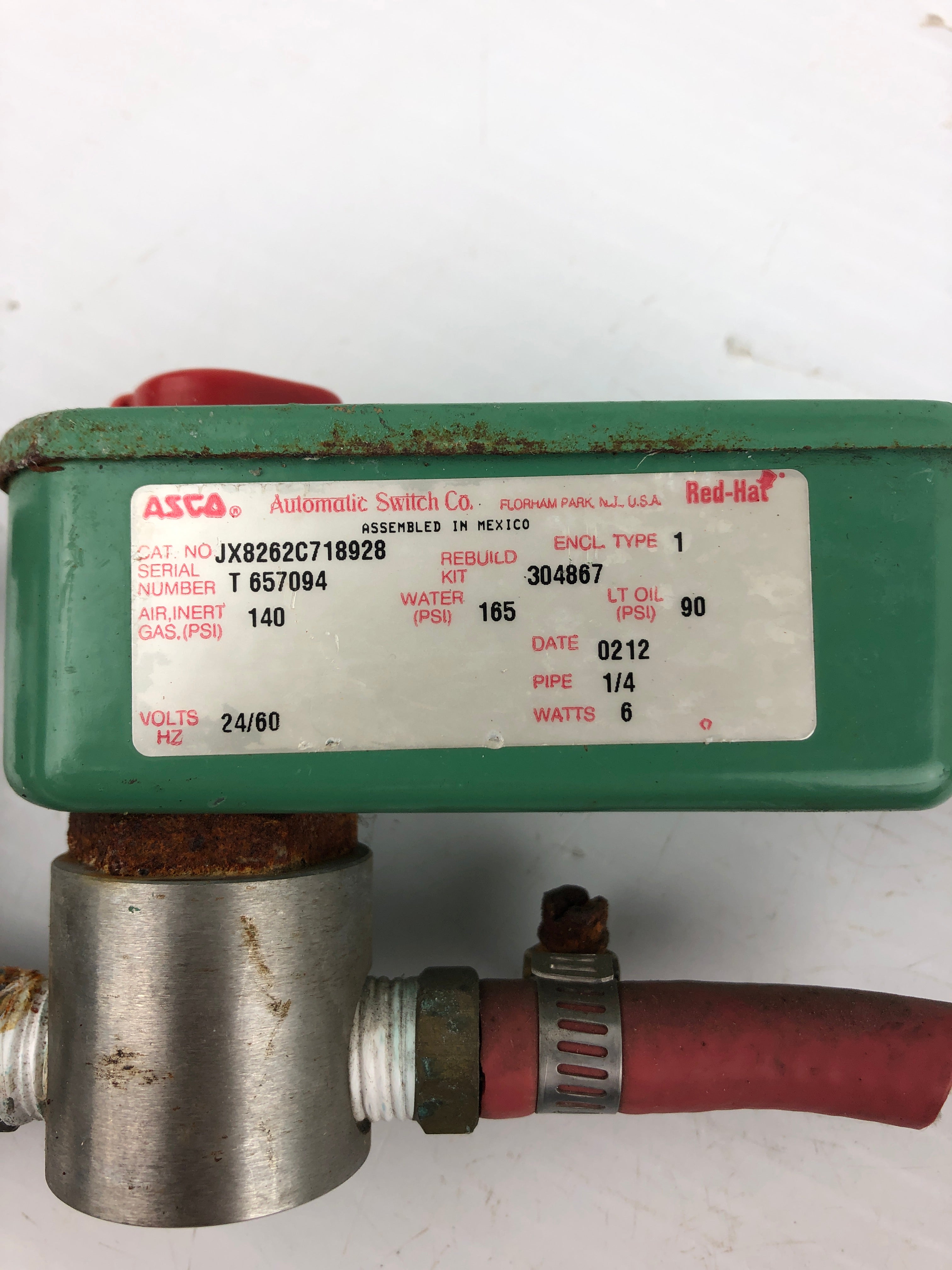 ASCO JX8262C718928 Valve Lot of - 2