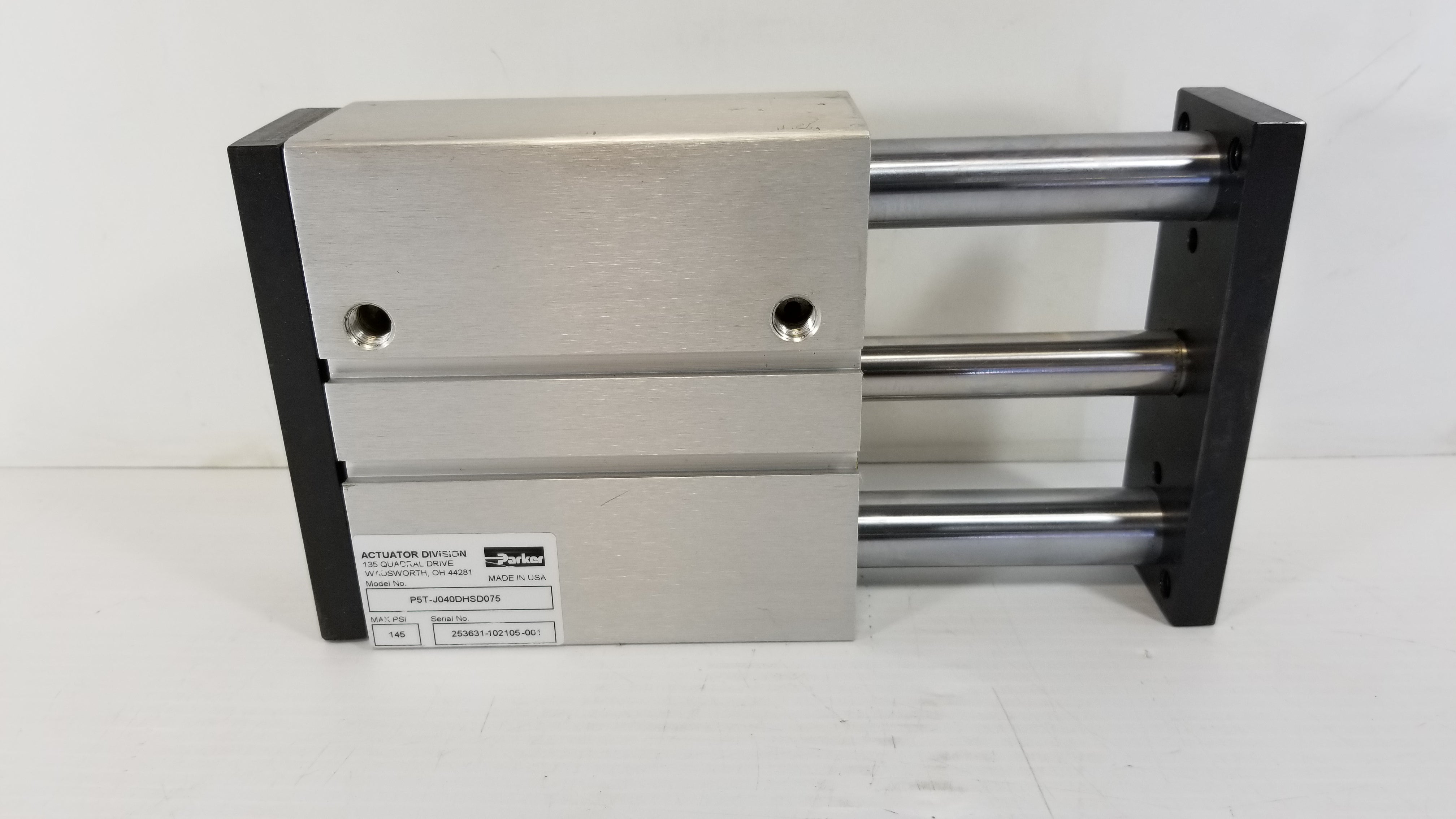 Parker P5T-J040DHSD075 Short Stroke Thruster Actuator