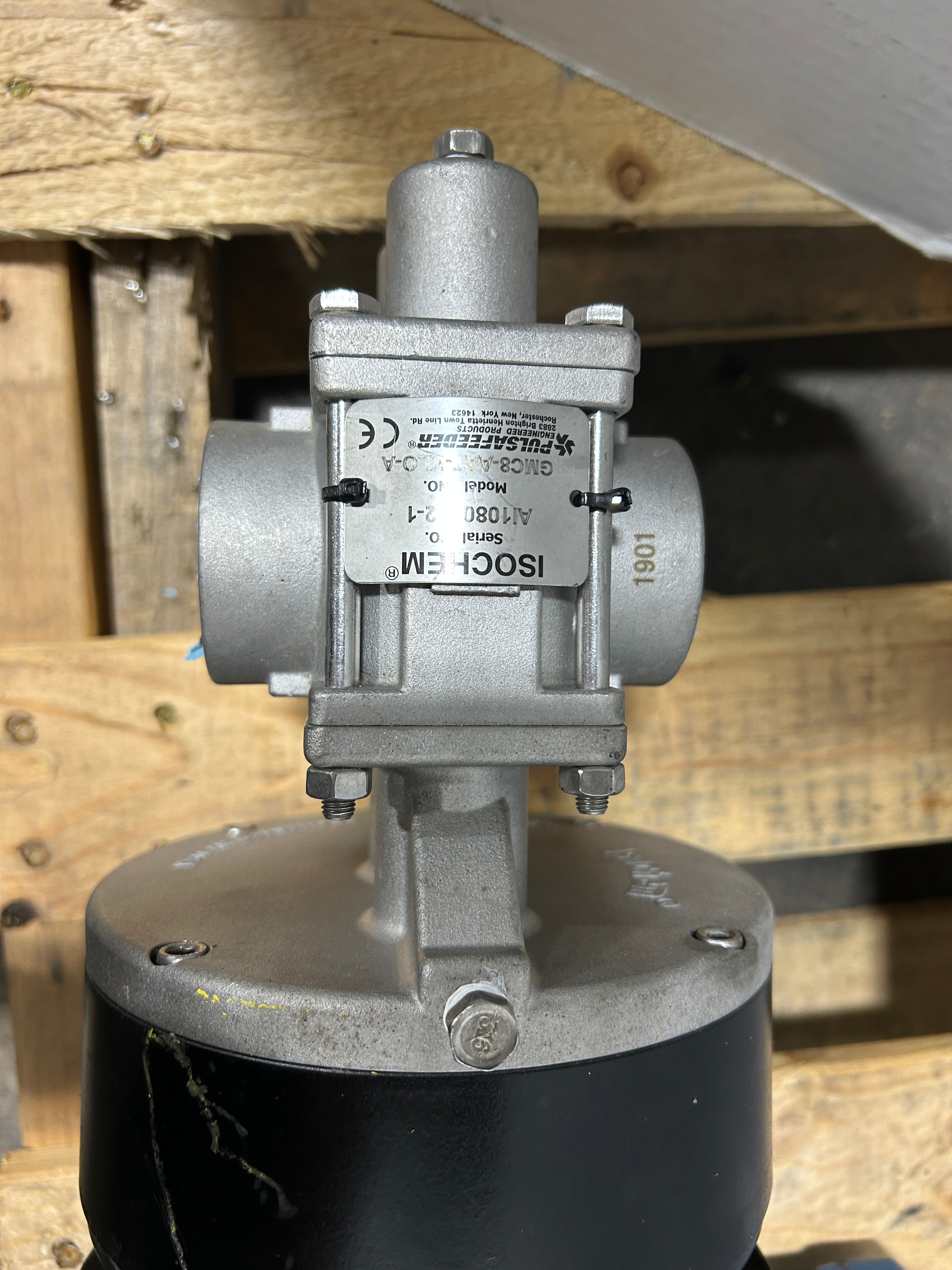 Isochem Pulsafeeder GMC8-AAT-KLO-A Gear Pump with Weg W21X Inverter Motor 2HP