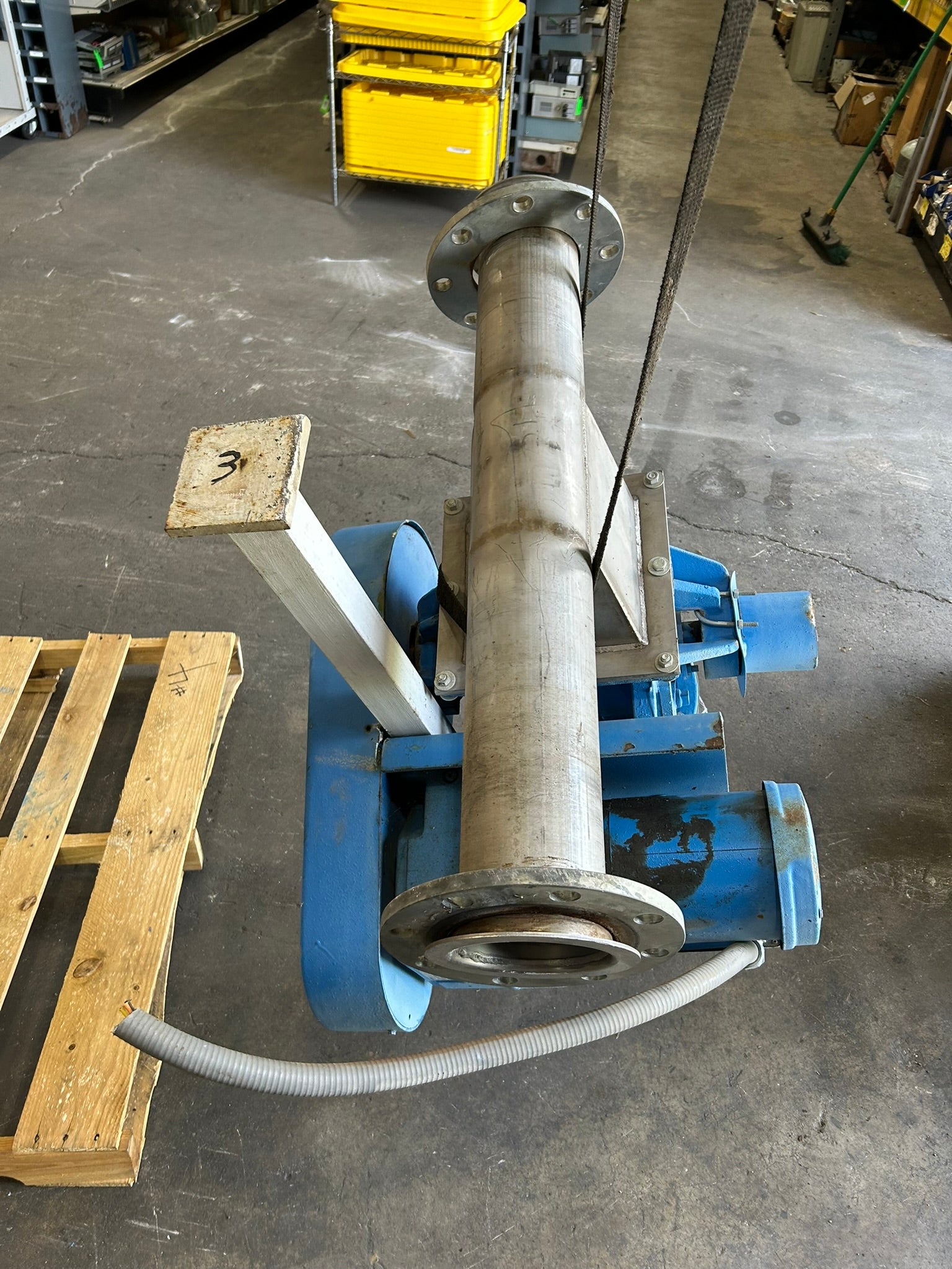 Andritz Sprout 10X8 STD Blower Rotary Airlock Valve w/ Gearbox & Motor 07-00061