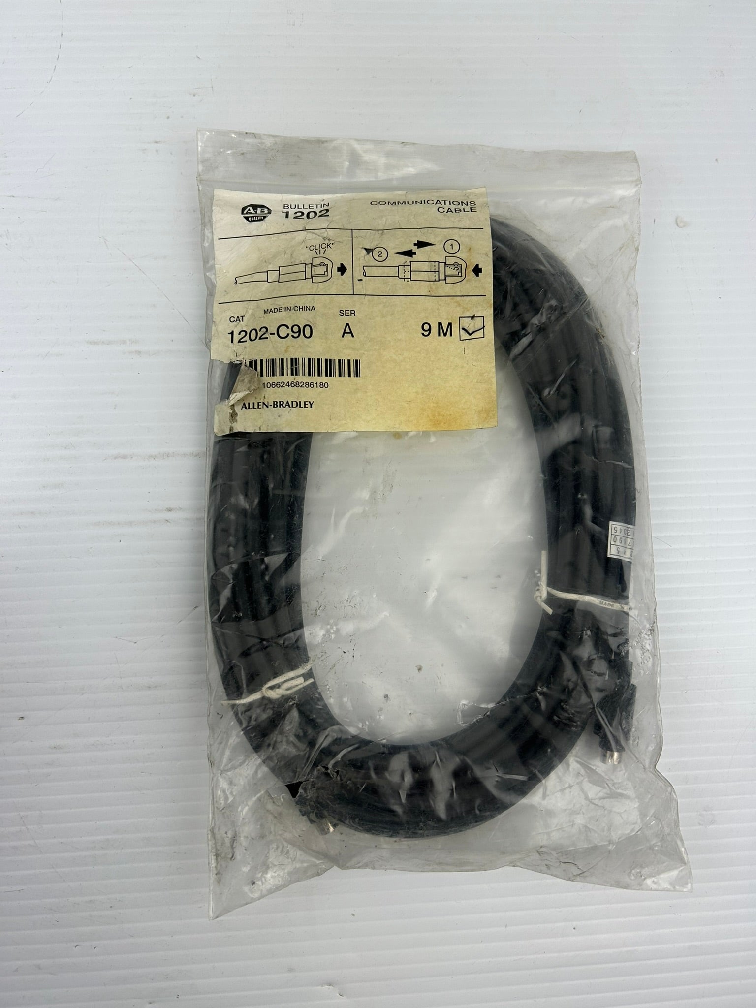 Allen Bradley 1202-C90 Communications Cable Series A 9M