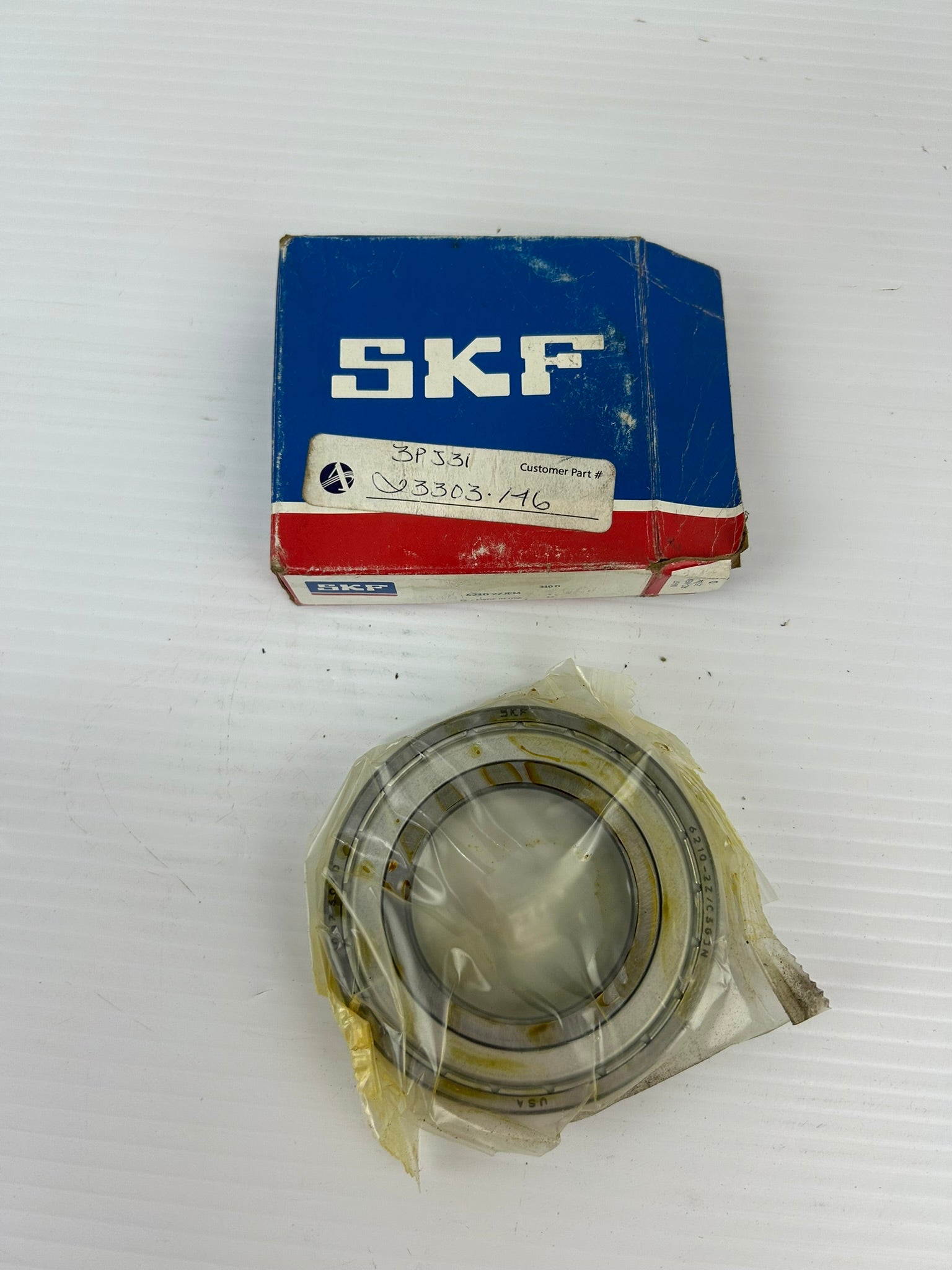 SKF 6210 2ZJEM Ball Bearing 62102ZJEM 6210-2ZJEM 6210/2ZJEM