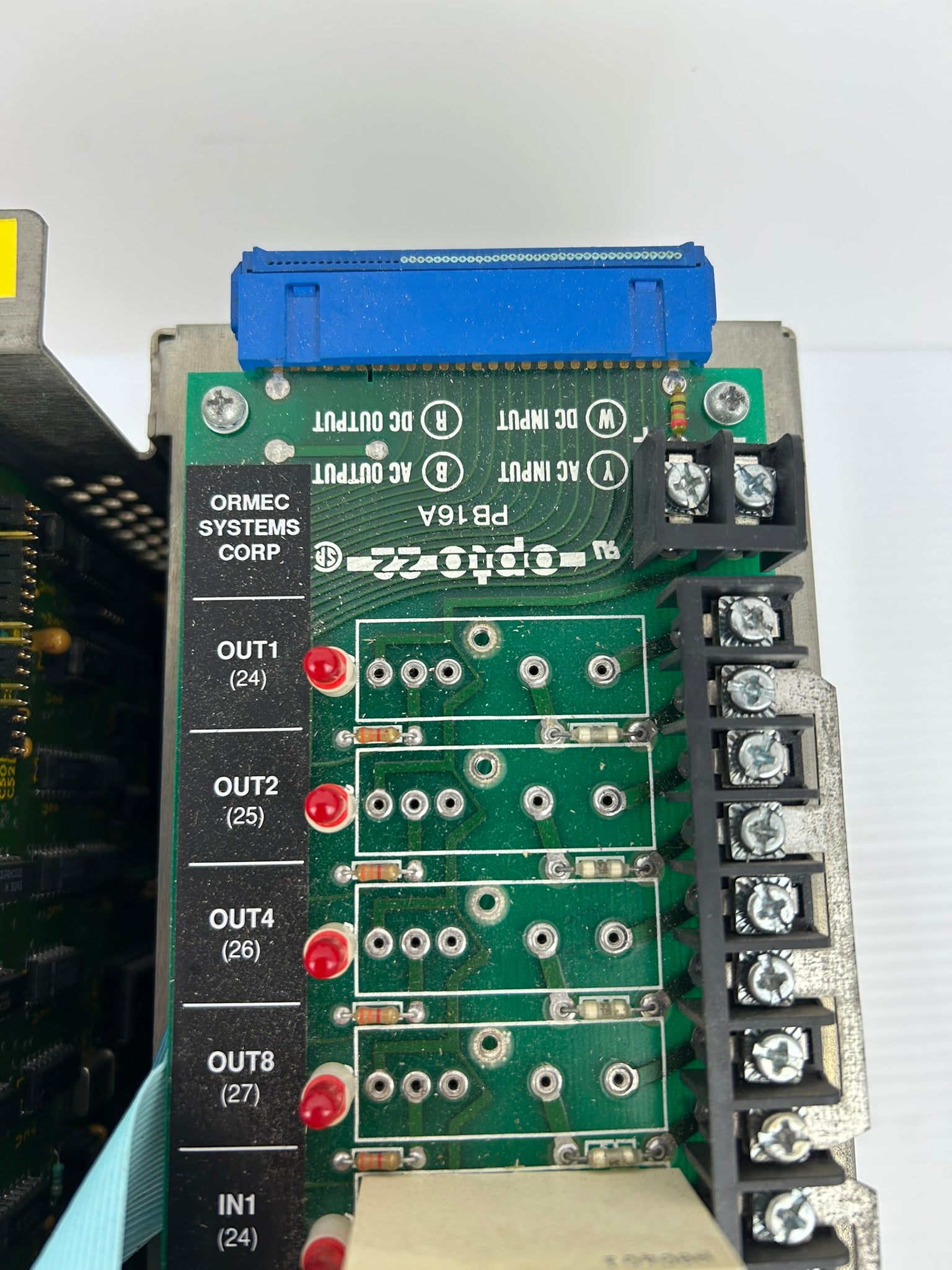 Ormec PMC-200D Servo Drive Module PCB008F Circuit Board IDC-5 & ODC-5 Relays