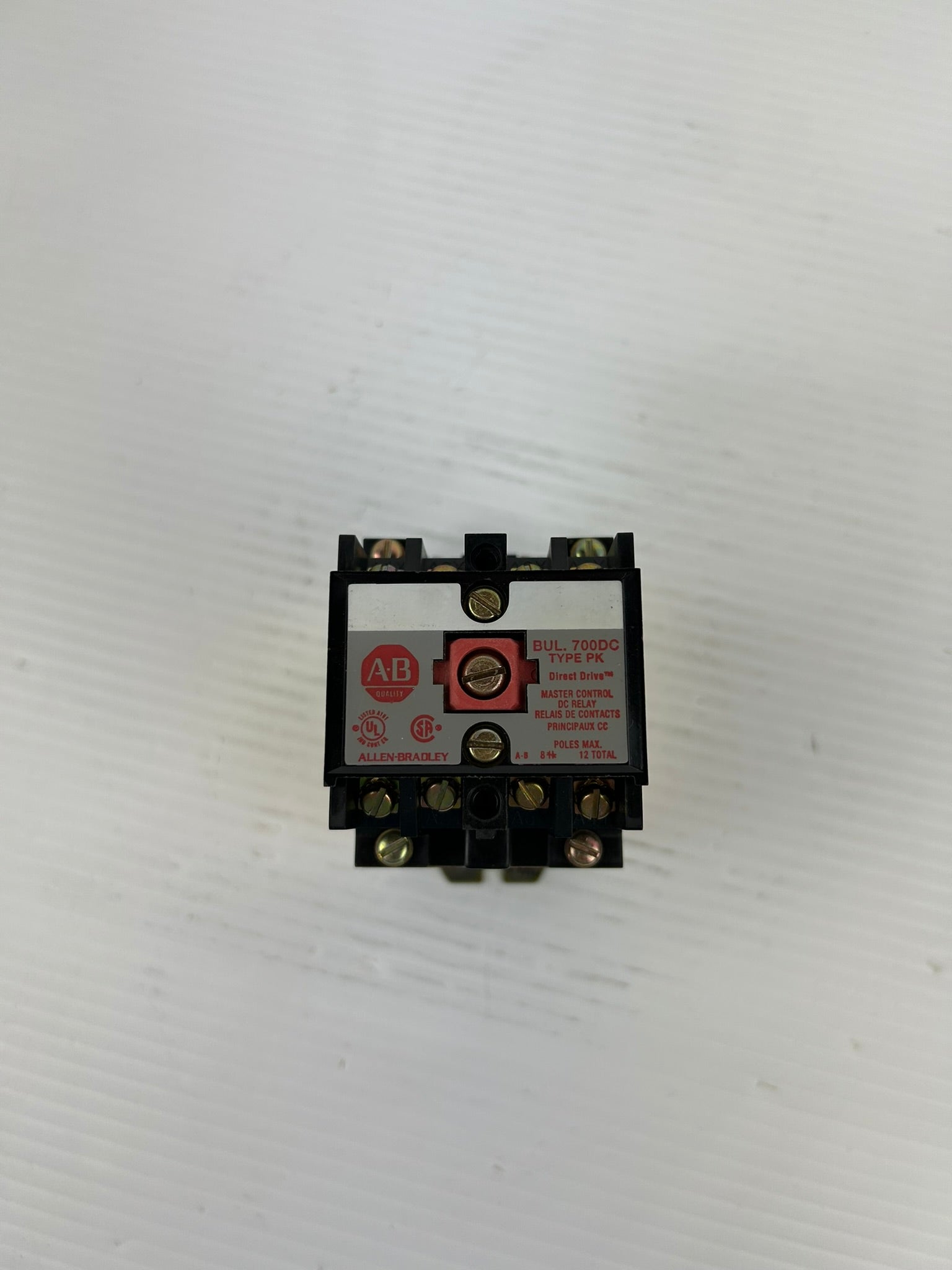 Allen Bradley 700DC-PK400Z24 DC Master Control Relay Series A 700DC Type PK