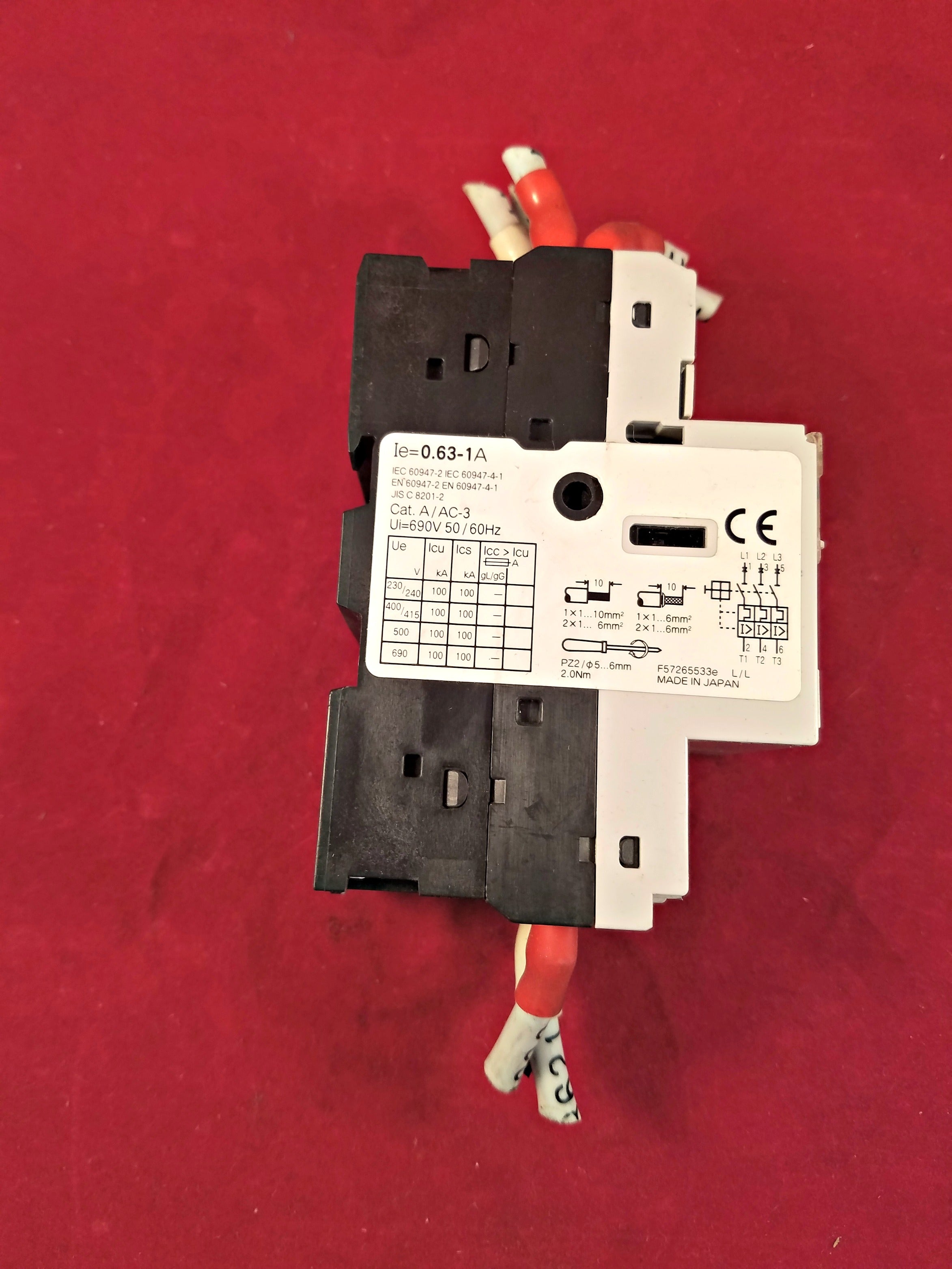 Fuji Electric Manual Motor Starter (Controller) BM3RSB-001