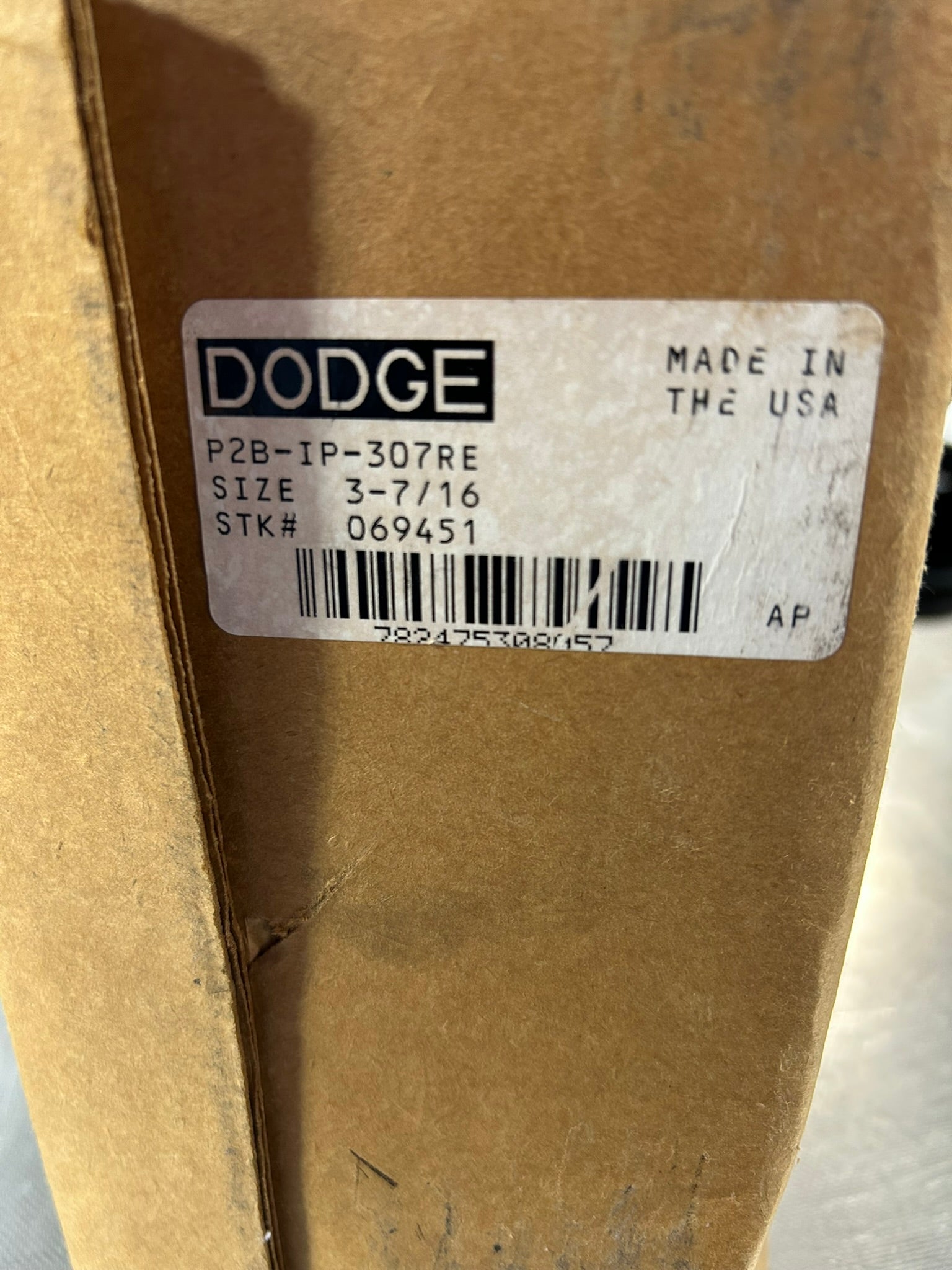 Dodge P2B-IP-307RE Imperial Pillow Block Roller Bearing 3-7/16" 069451