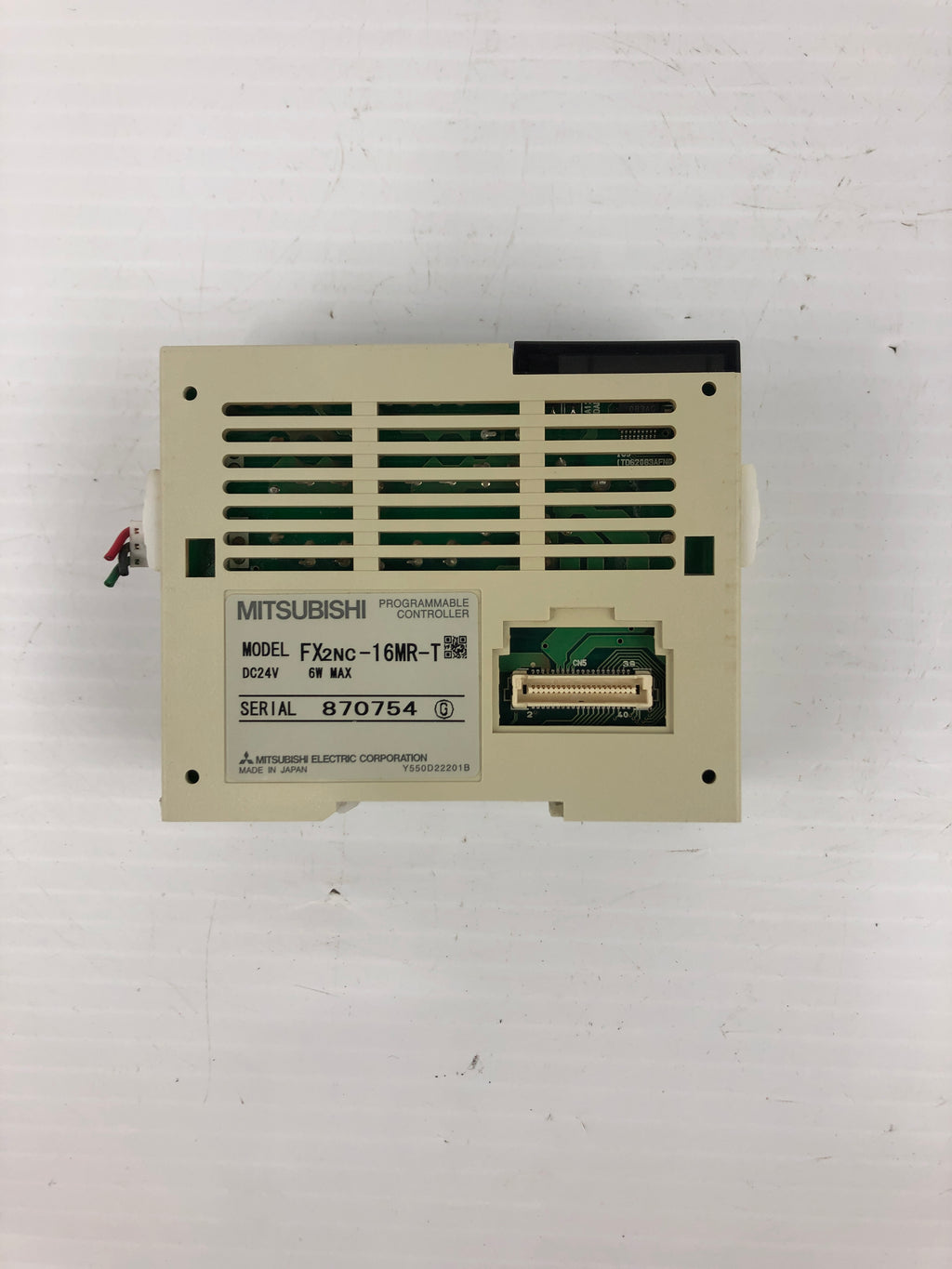 Mitsubishi FX2NC-16MR-T Programmable Controller (Missing Cable