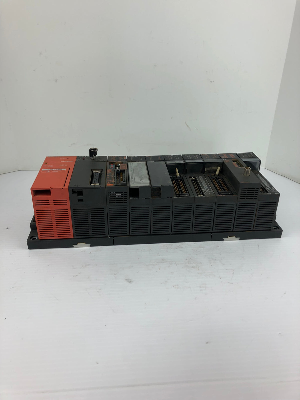 Mitsubishi A1S61PN PLC Melsec CPU 10 Slot Rack with Modules