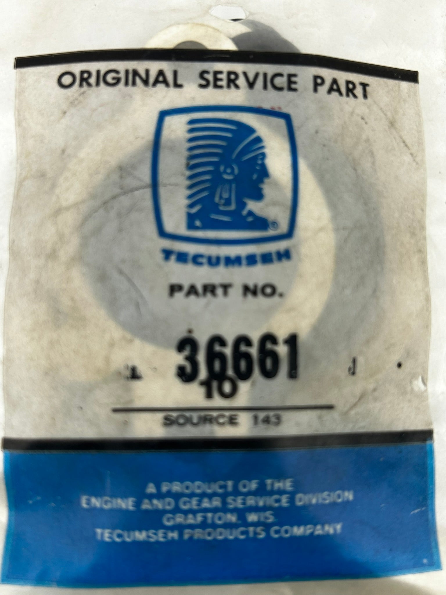 Tecumseh 36661 Gasket - Lot of 10
