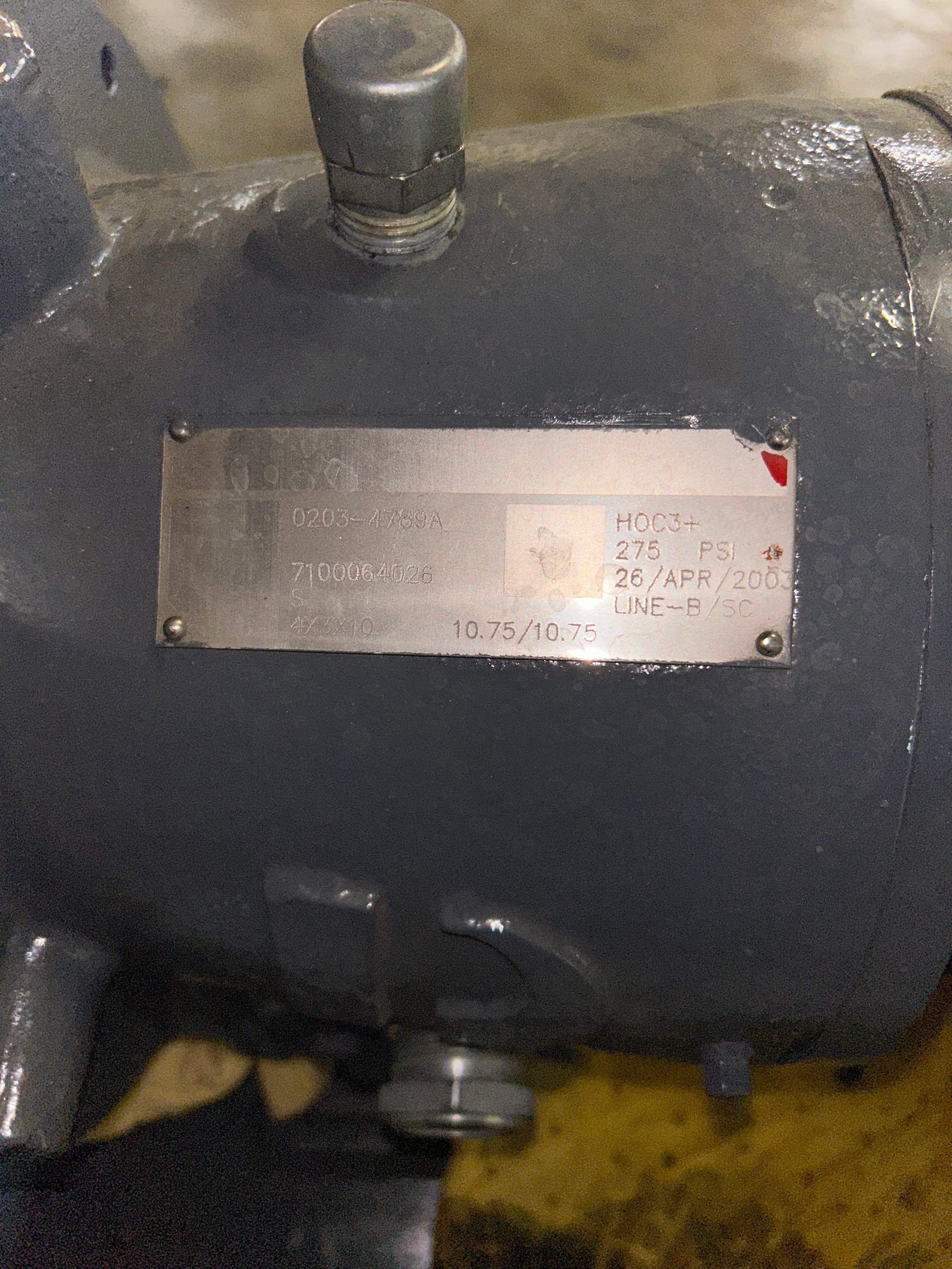 Ingersoll-Dresser Flowserve HOC3+ Pump Assembly 4x3x10 275PSI Steel