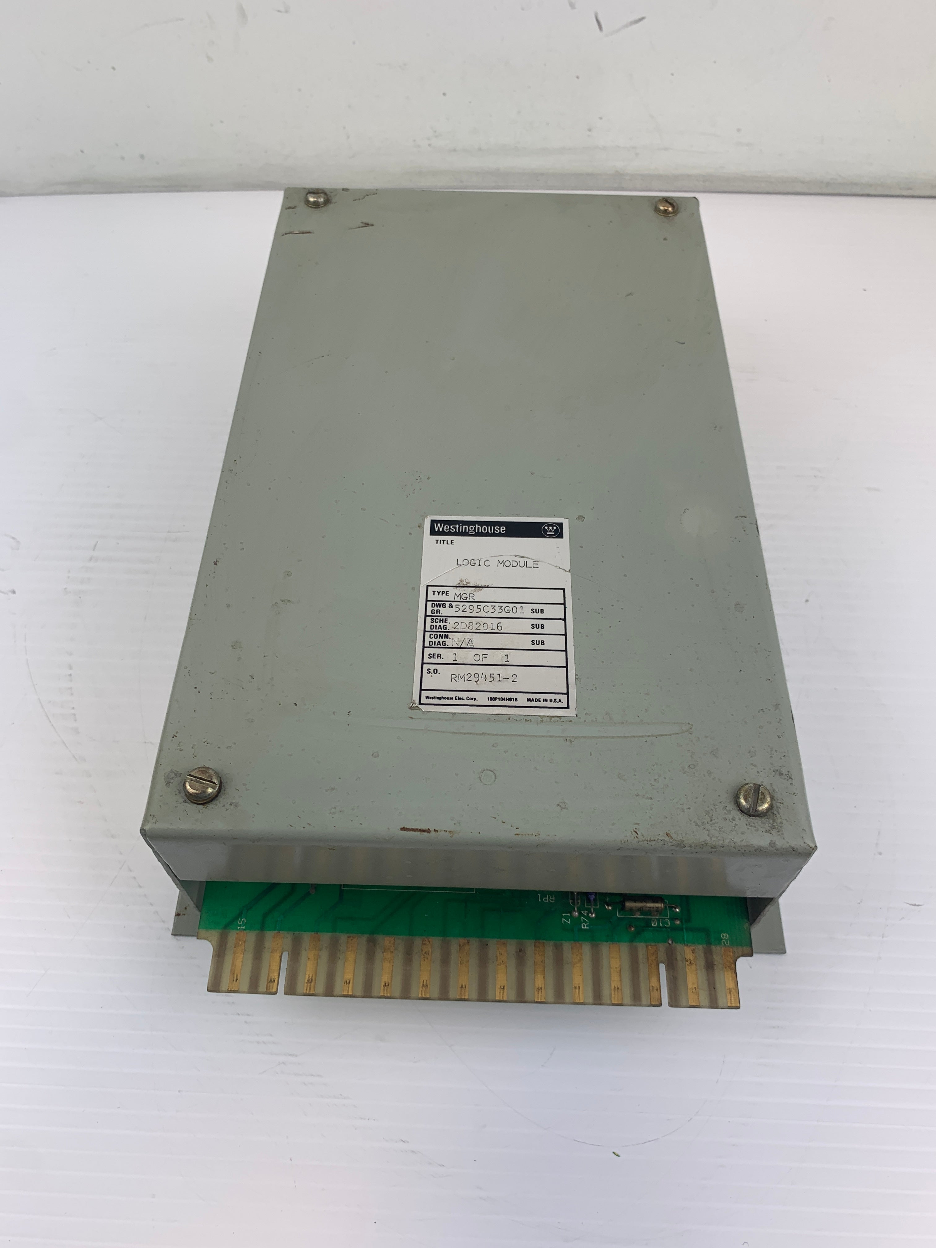 Westinghouse MGR Logic Module 100P104H01B