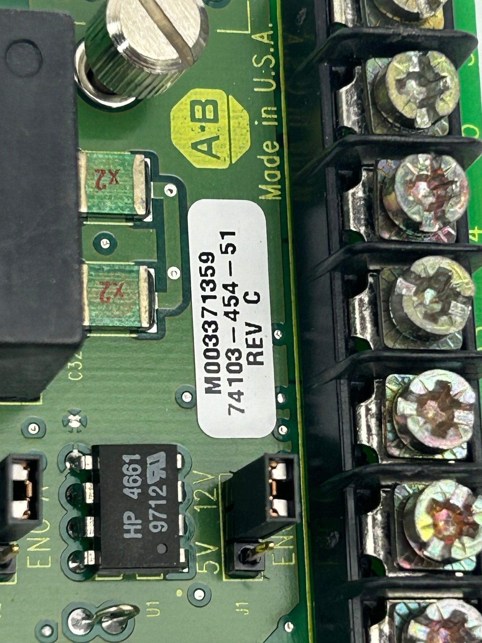 Allen Bradley 74103-454-51 Circuit Board M003371359 Drive Interface Board Rev C