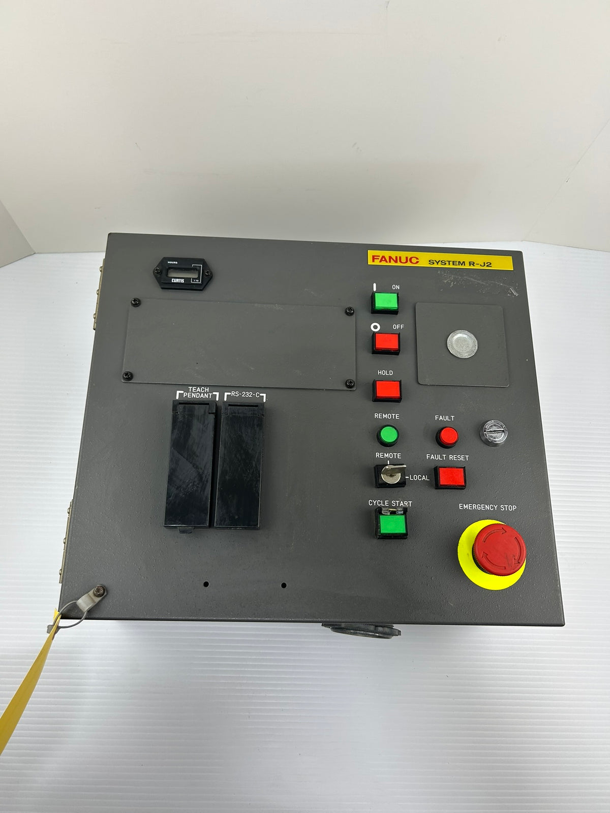 Fanuc System R-J2 Control Panel Box w/ Cable E-Stop Cycle Start Robot Interface