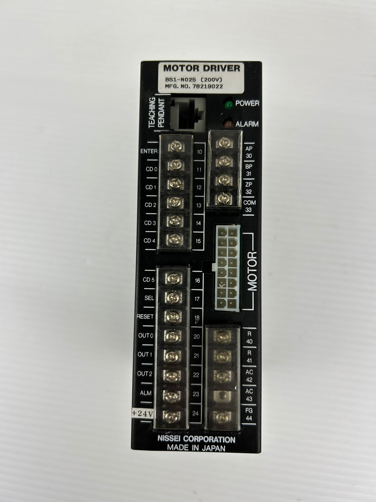 Nissei BS1-N025 Motor Driver 200V