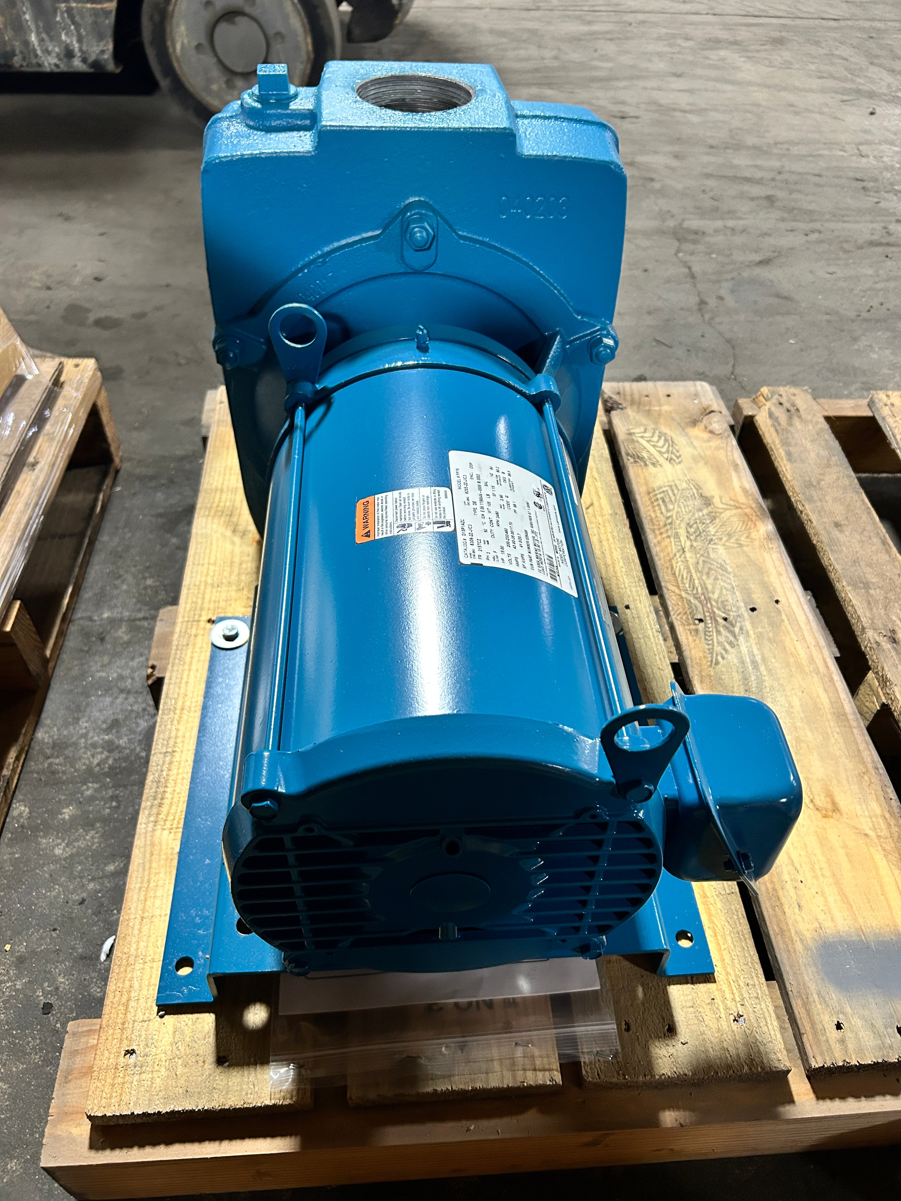 Crane Barnes 25CCE 15HP Centrifugal Pump US Motors 200-230/460V 3PH