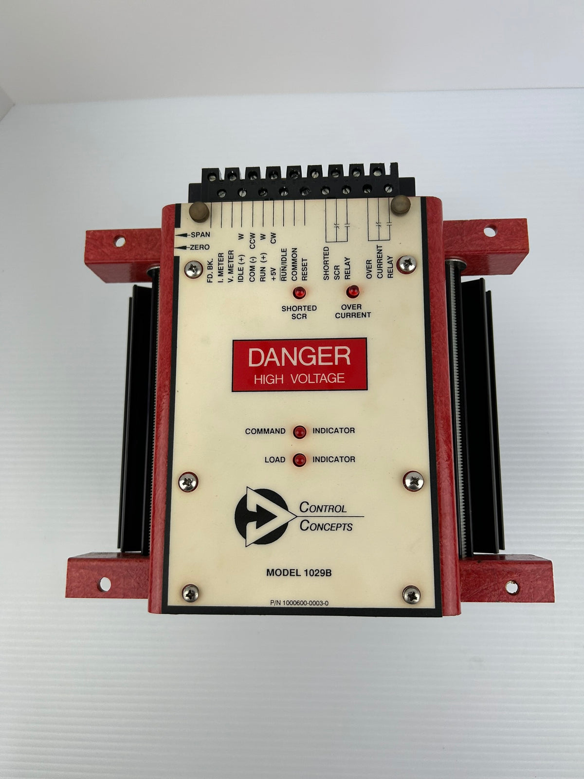 Control Concepts 1029B SCR Power Controller 1029B-V-480V-100A-R4/20MA-IPOT 100A