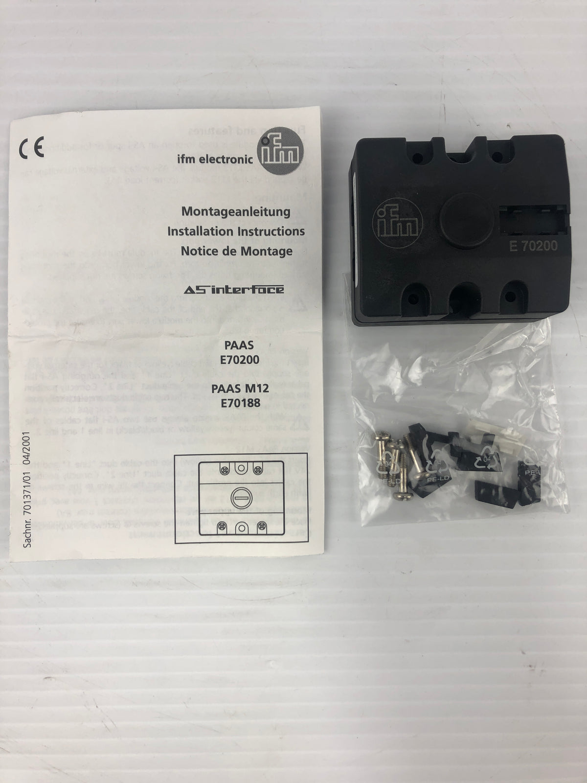 IFM E70200 Flat Cable Splitter M8309-01