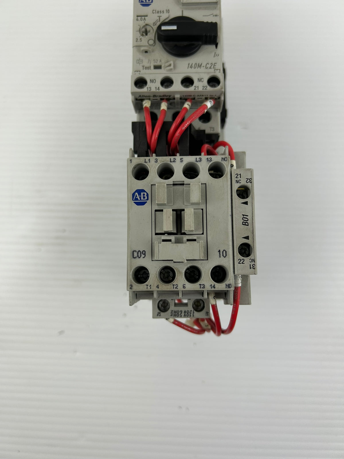 Allen-Bradley 140M-C2E-B40 Motor Starter 100-C09*10 Contactor Assembly 100-S
