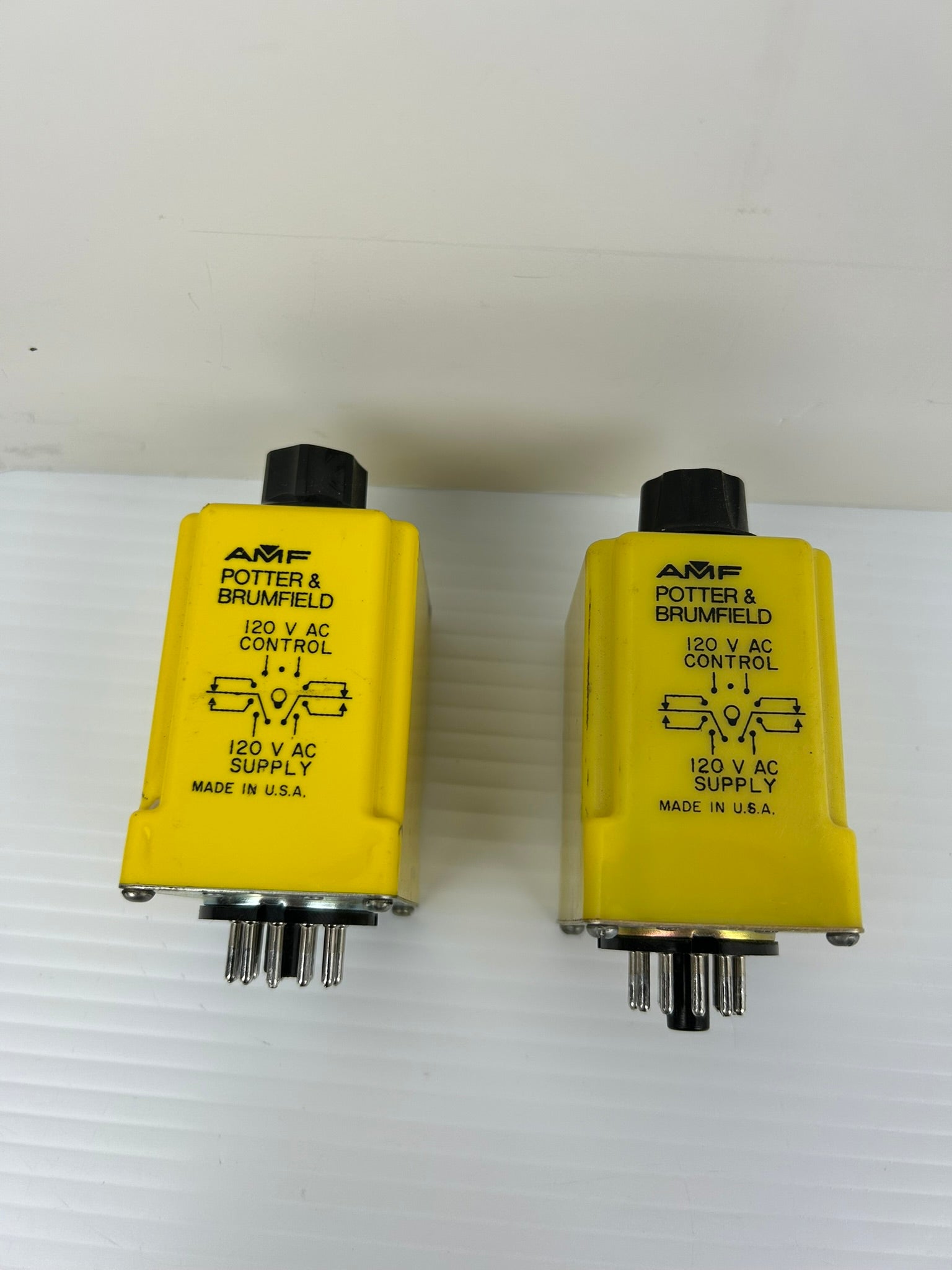 Potter & Brumfield CDB-38-70012 Time Delay Relay 0.6-60Sec 120VAC - Lot of 2