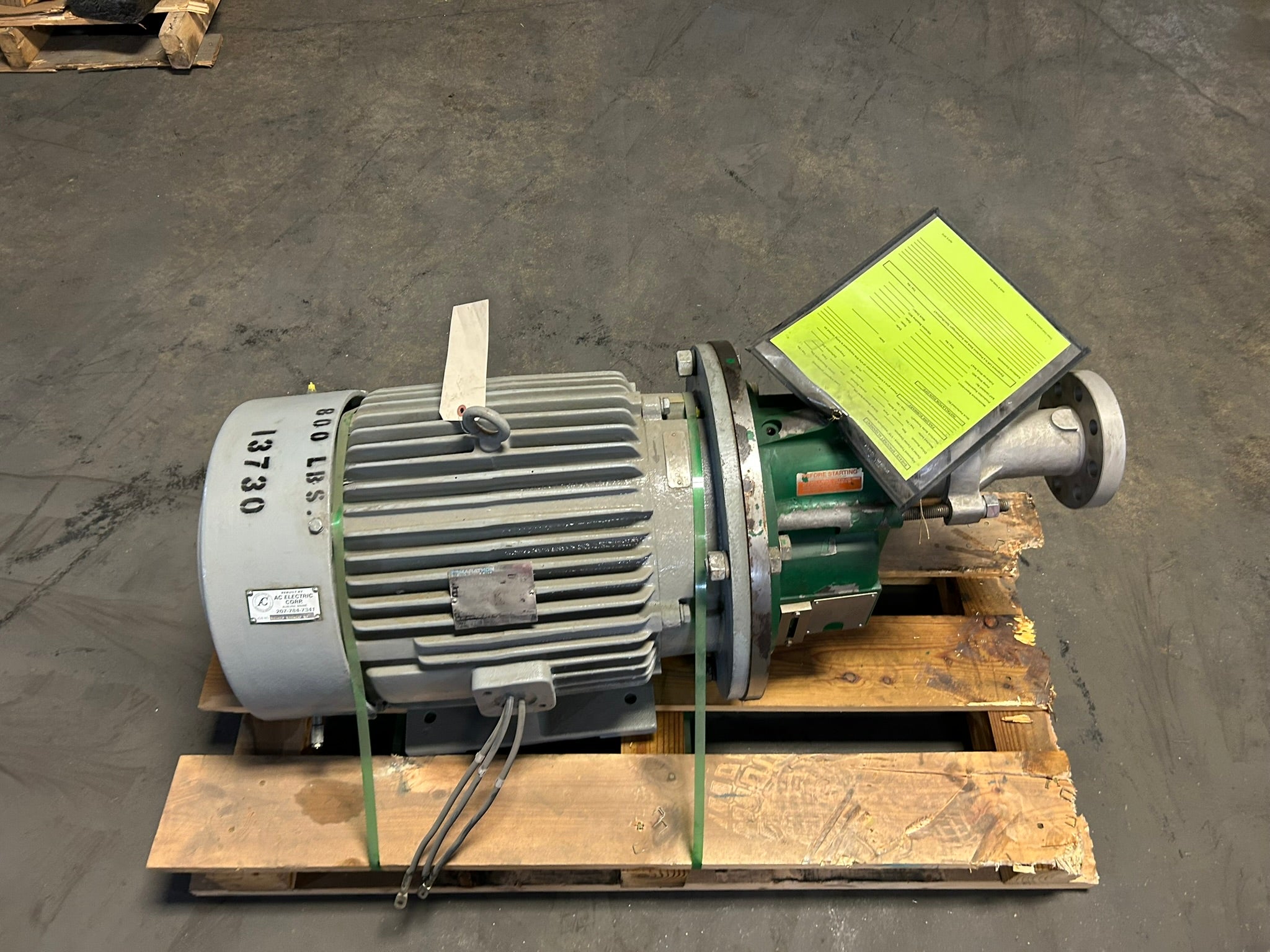 Marathon Electric 1B324TTFP7917AAW AC Motor 3 PH 40 HP 3540 RPM